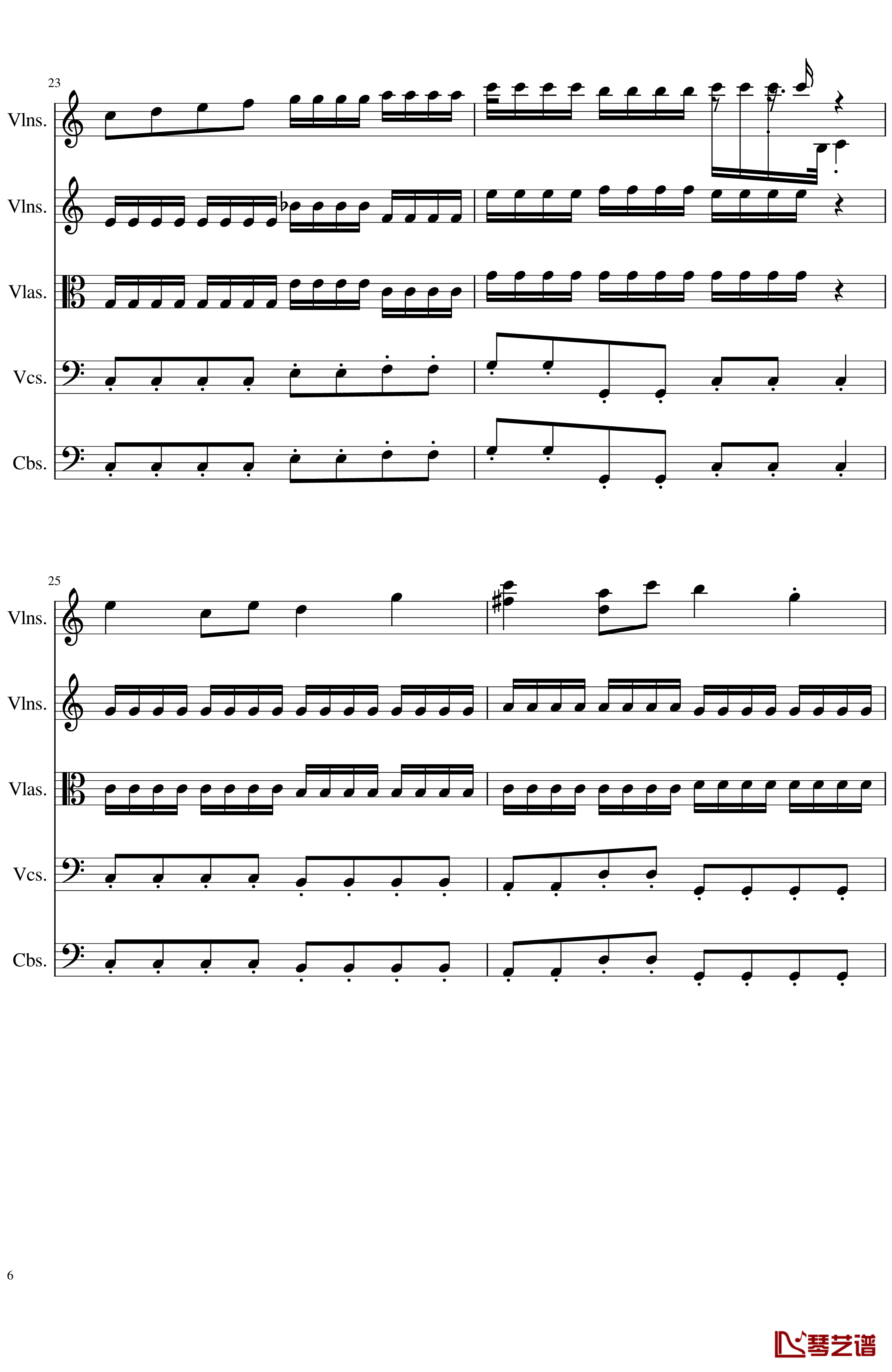 March in C, Op.124b钢琴谱-一个球6