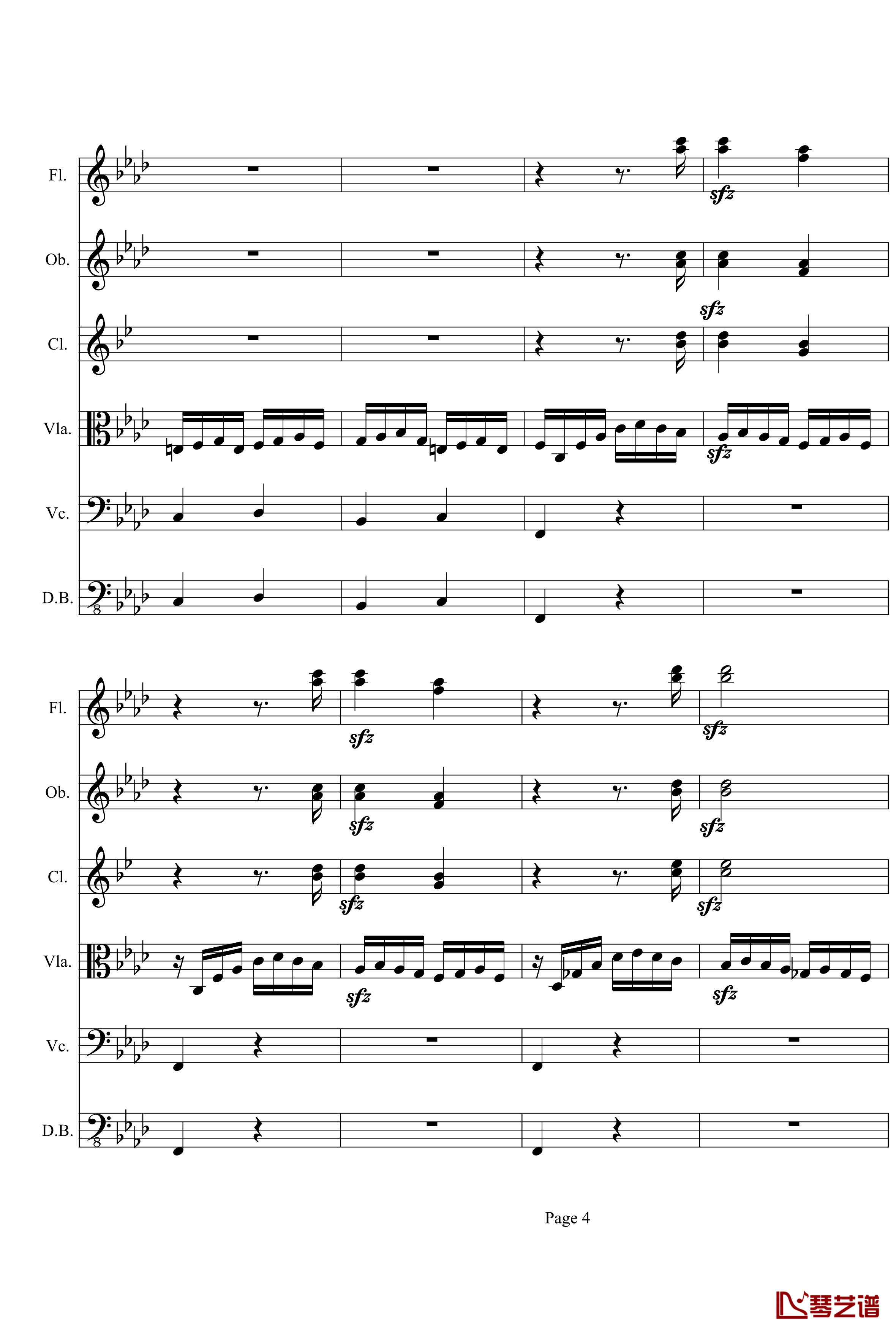 奏鸣曲之交响第23首Ⅲ钢琴谱--贝多芬-beethoven4