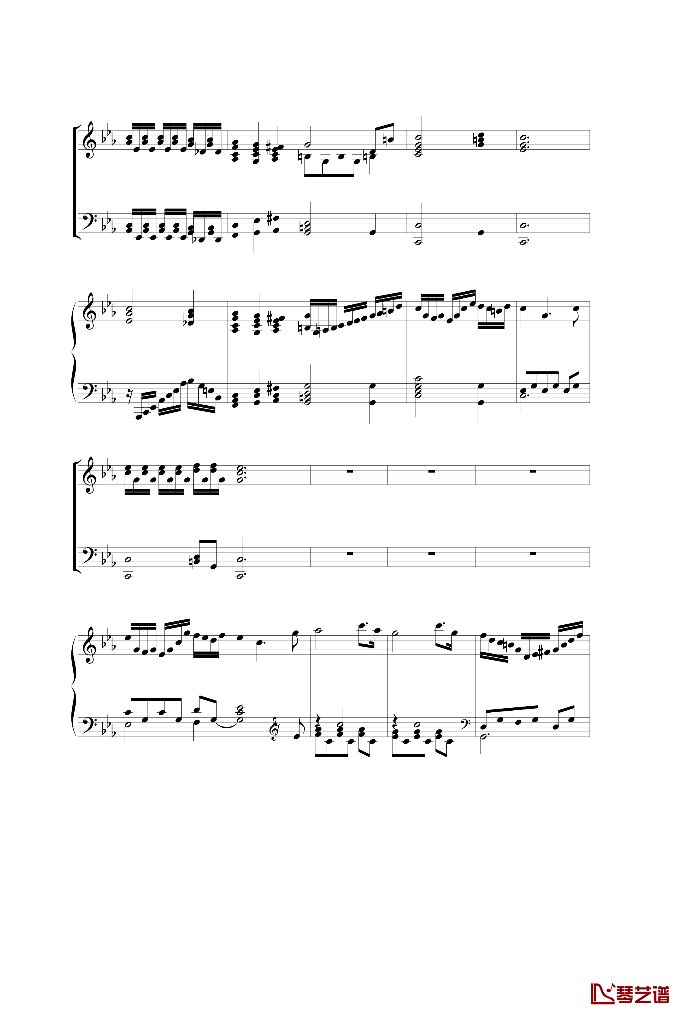 Piano Concerto钢琴谱 I-nzh19346