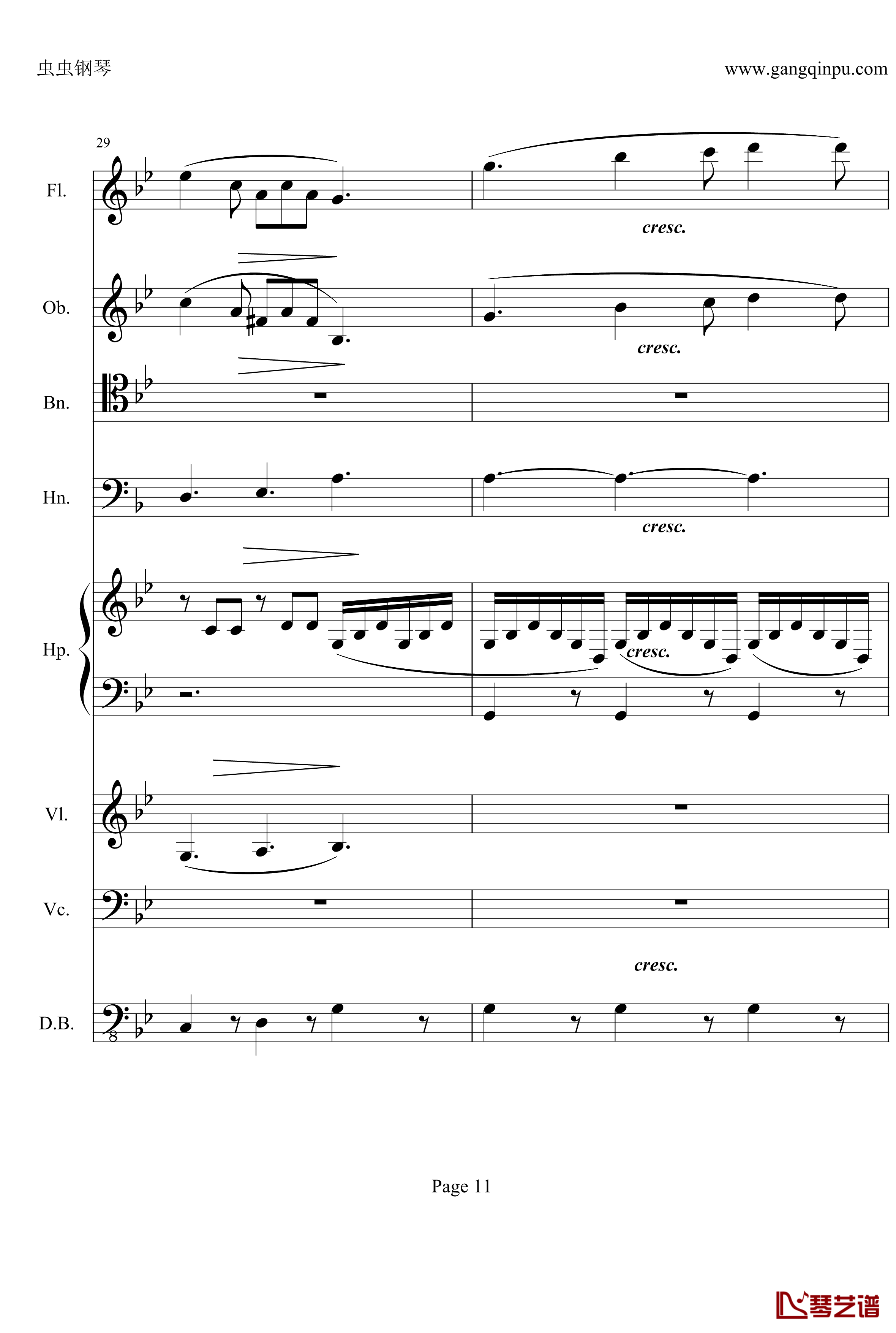 奏鸣曲之交响钢琴谱-第25首-Ⅱ-贝多芬-beethoven11