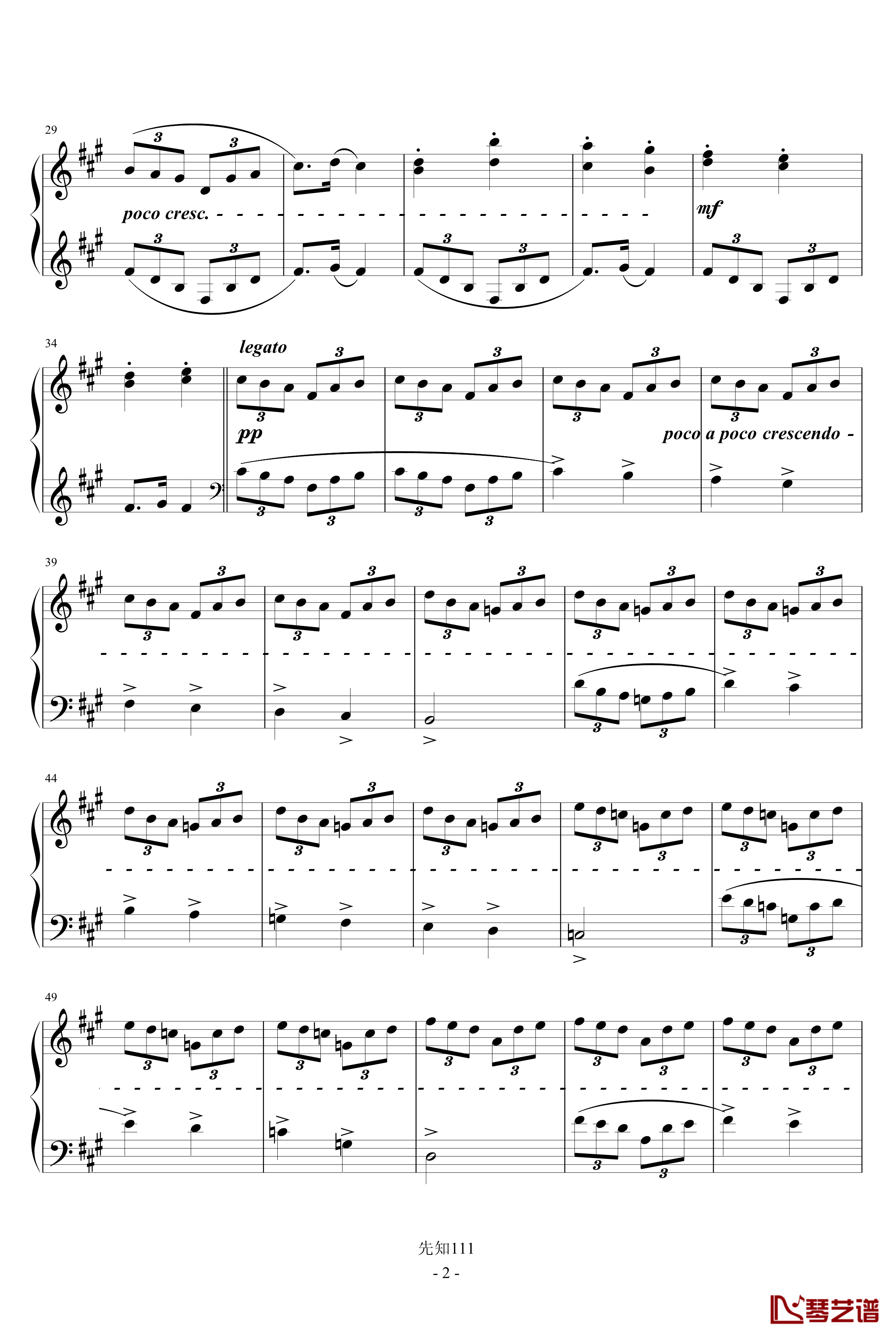 卡巴列夫斯基-练习曲钢琴谱-卡巴列伕斯基2