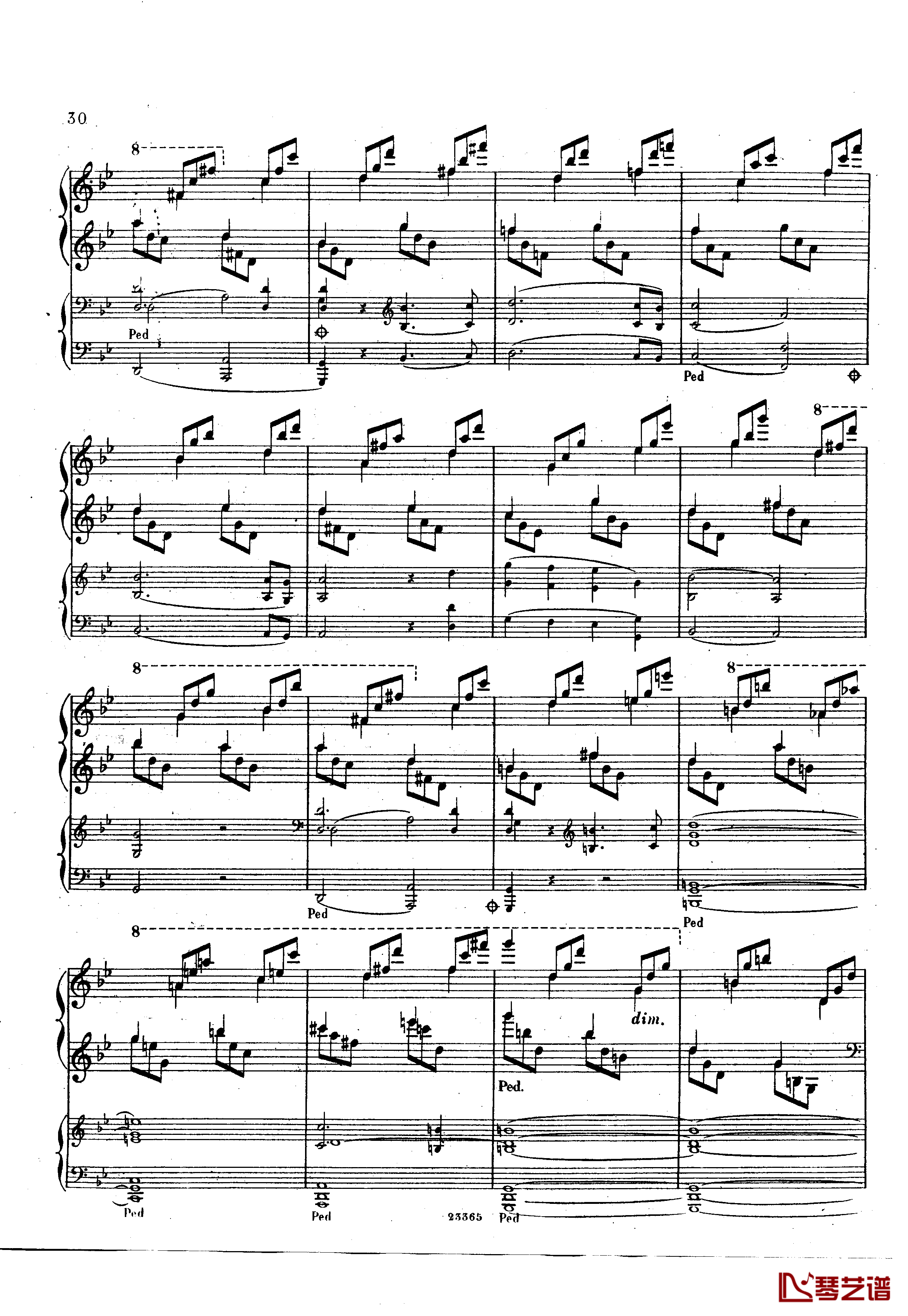 g小调钢琴协奏曲  Op.15钢琴谱-斯甘巴蒂30