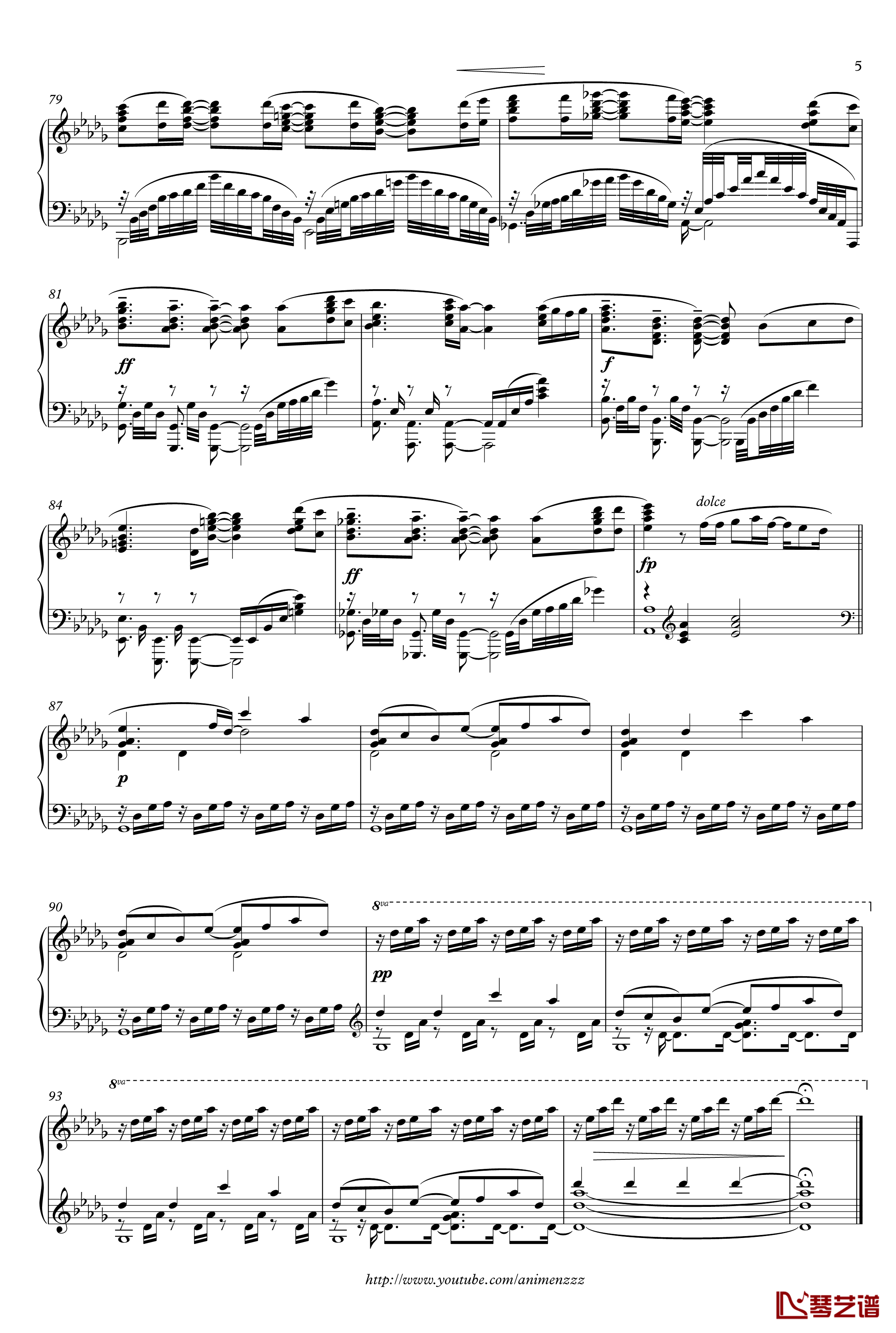 EONIAN钢琴谱-Animen5