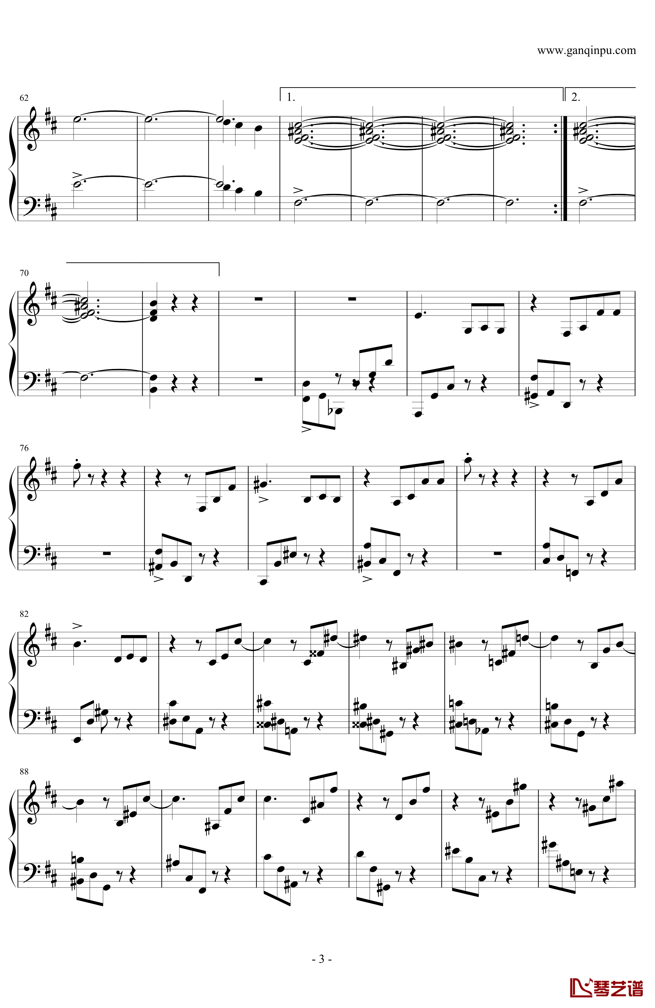 肖邦第一谐谑曲钢琴谱-肖邦-chopin3