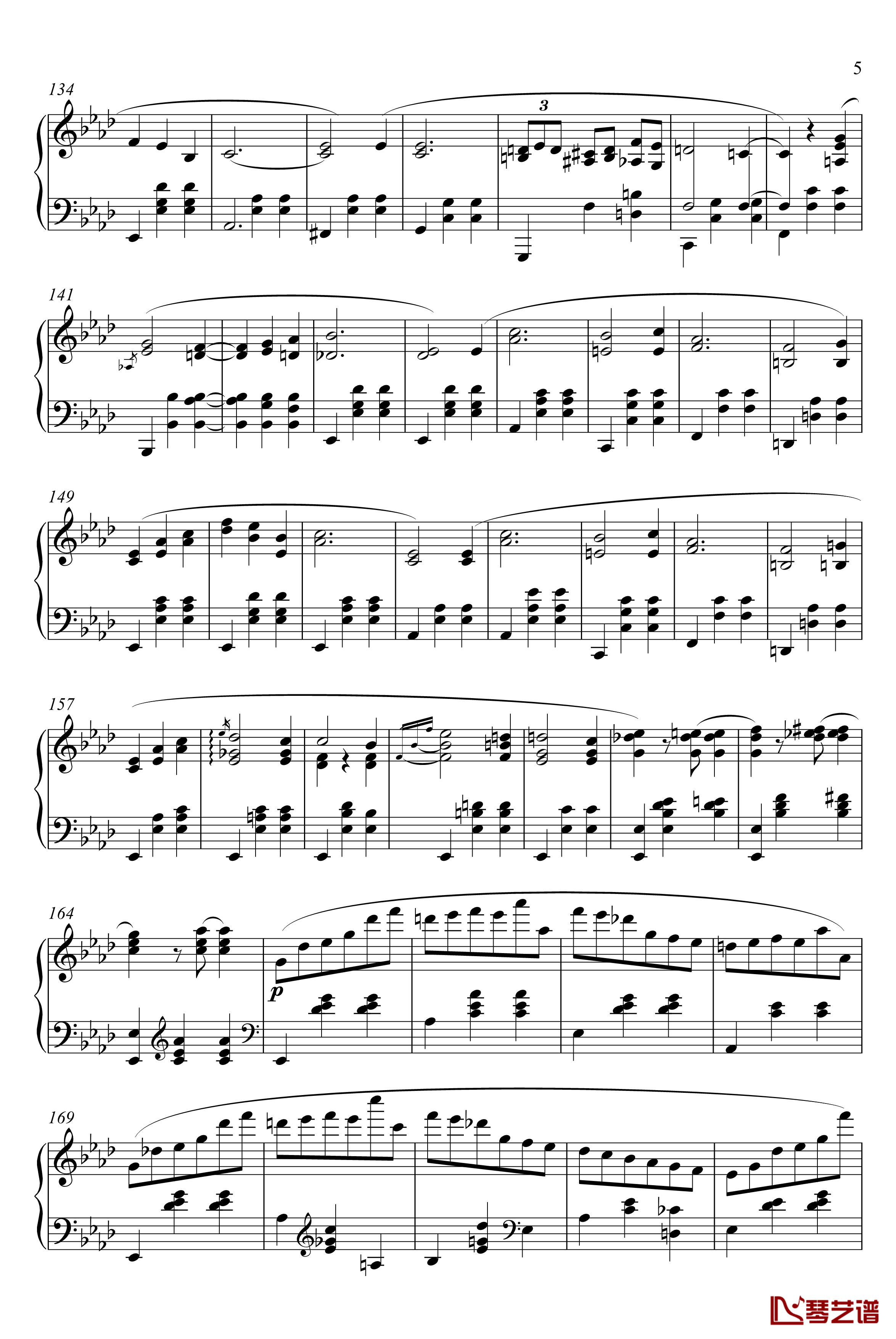 waltz No.5钢琴谱-肖邦-chopin5