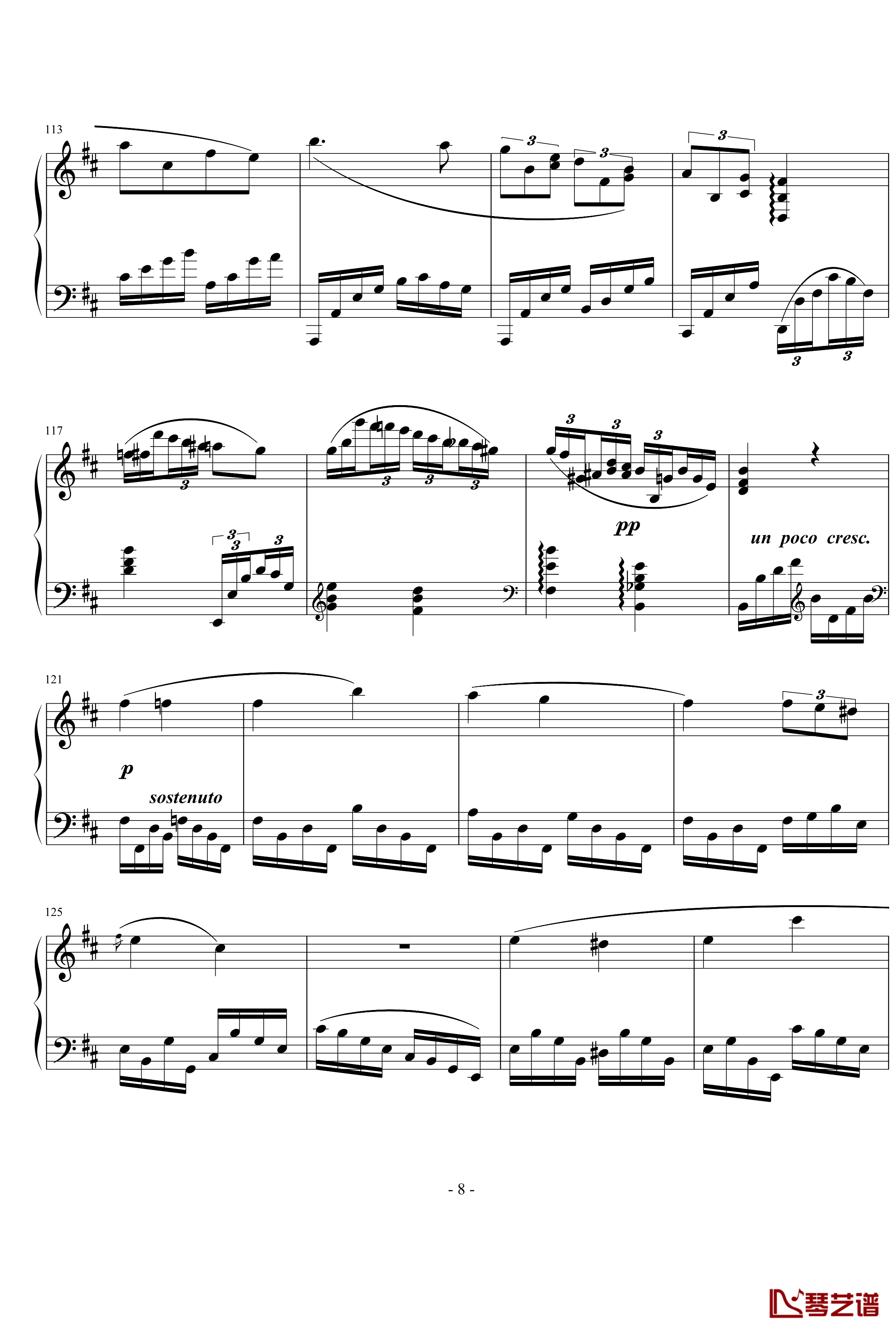 幻想曲钢琴谱-nyride8