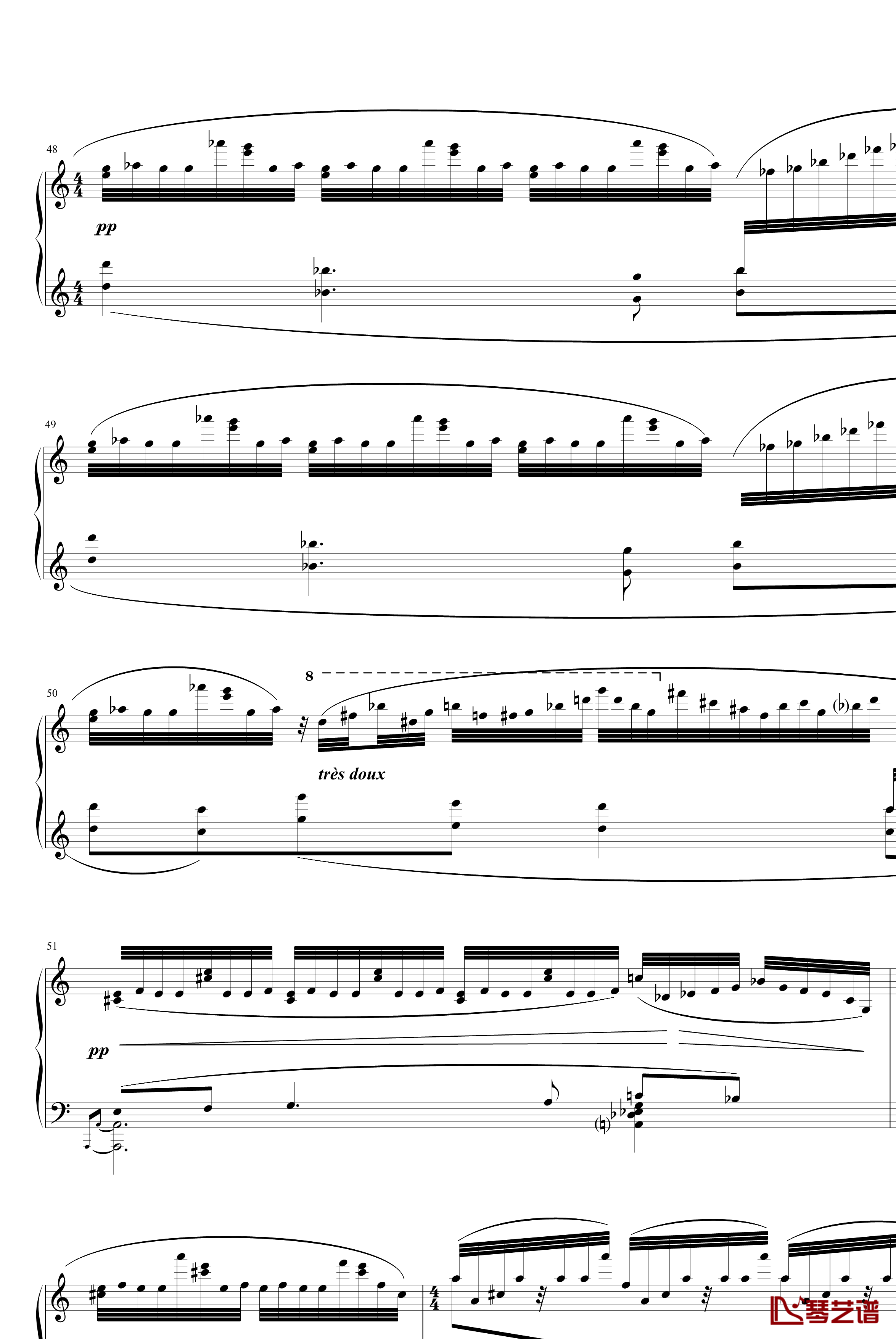 夜之幽灵组曲之水妖钢琴谱-拉威尔-Ravel6