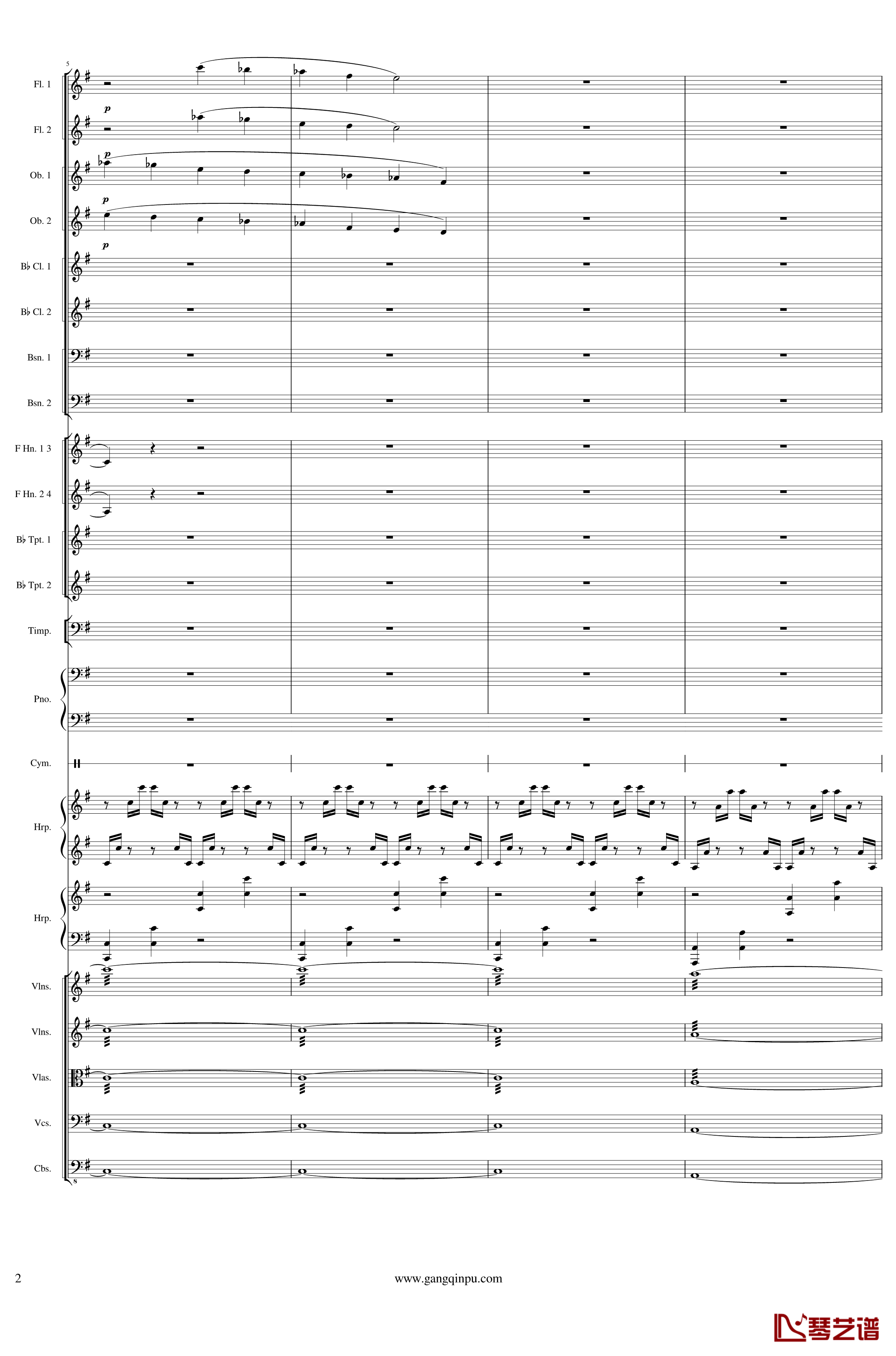 Symphonic Poem No.3, Op.91 Part 2钢琴谱-一个球2