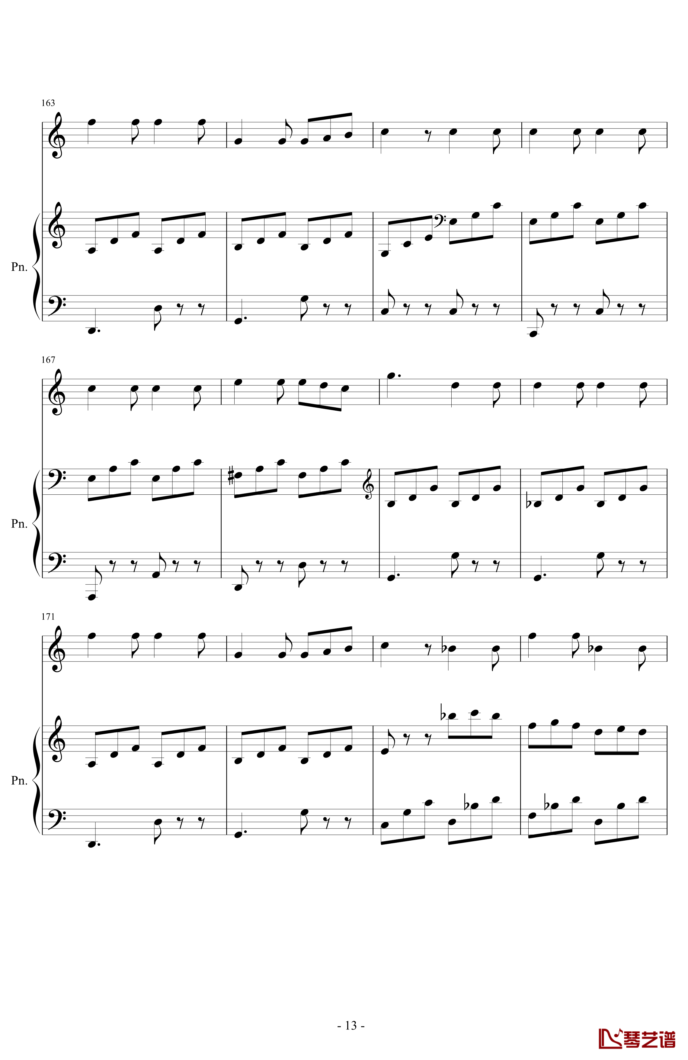 La Danza钢琴谱-Tarantella napoletana-罗西尼13