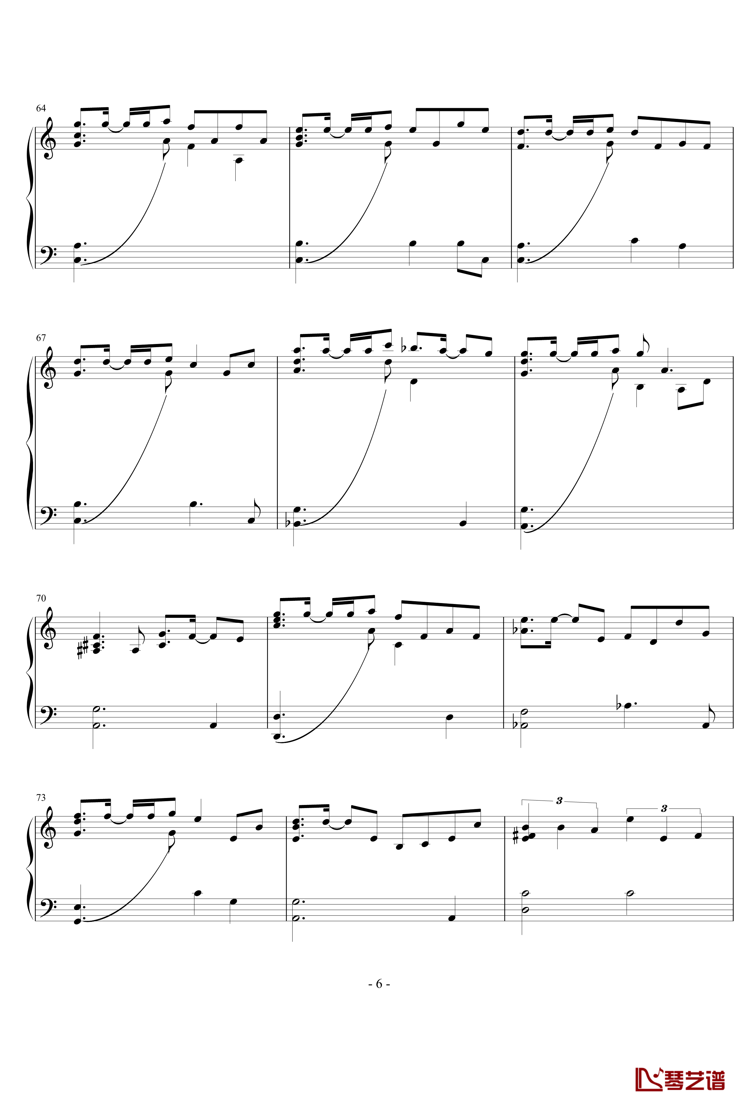 Sky钢琴谱-Yiruma6
