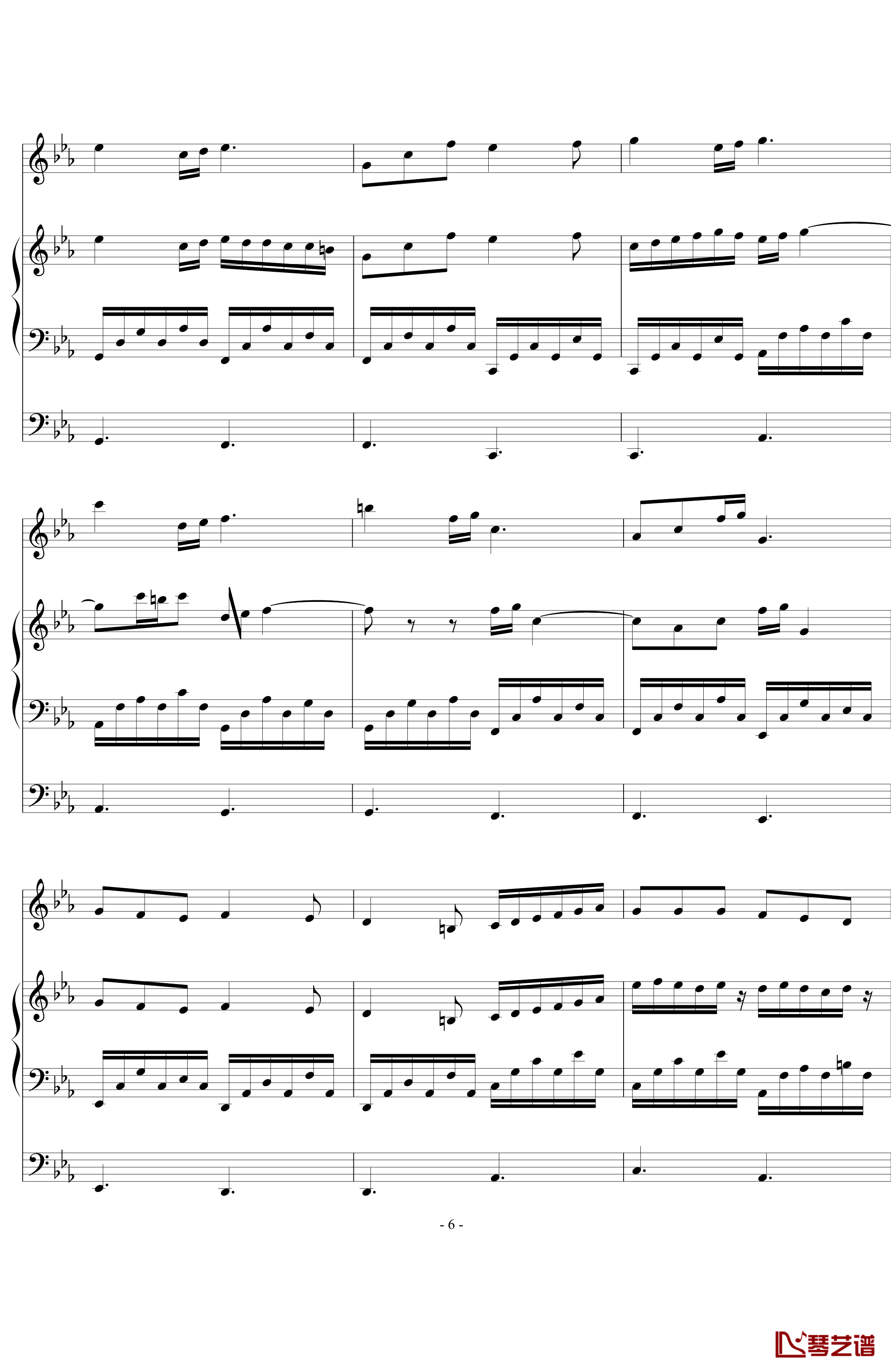 肖邦夜曲op11钢琴谱-肖邦-chopin6