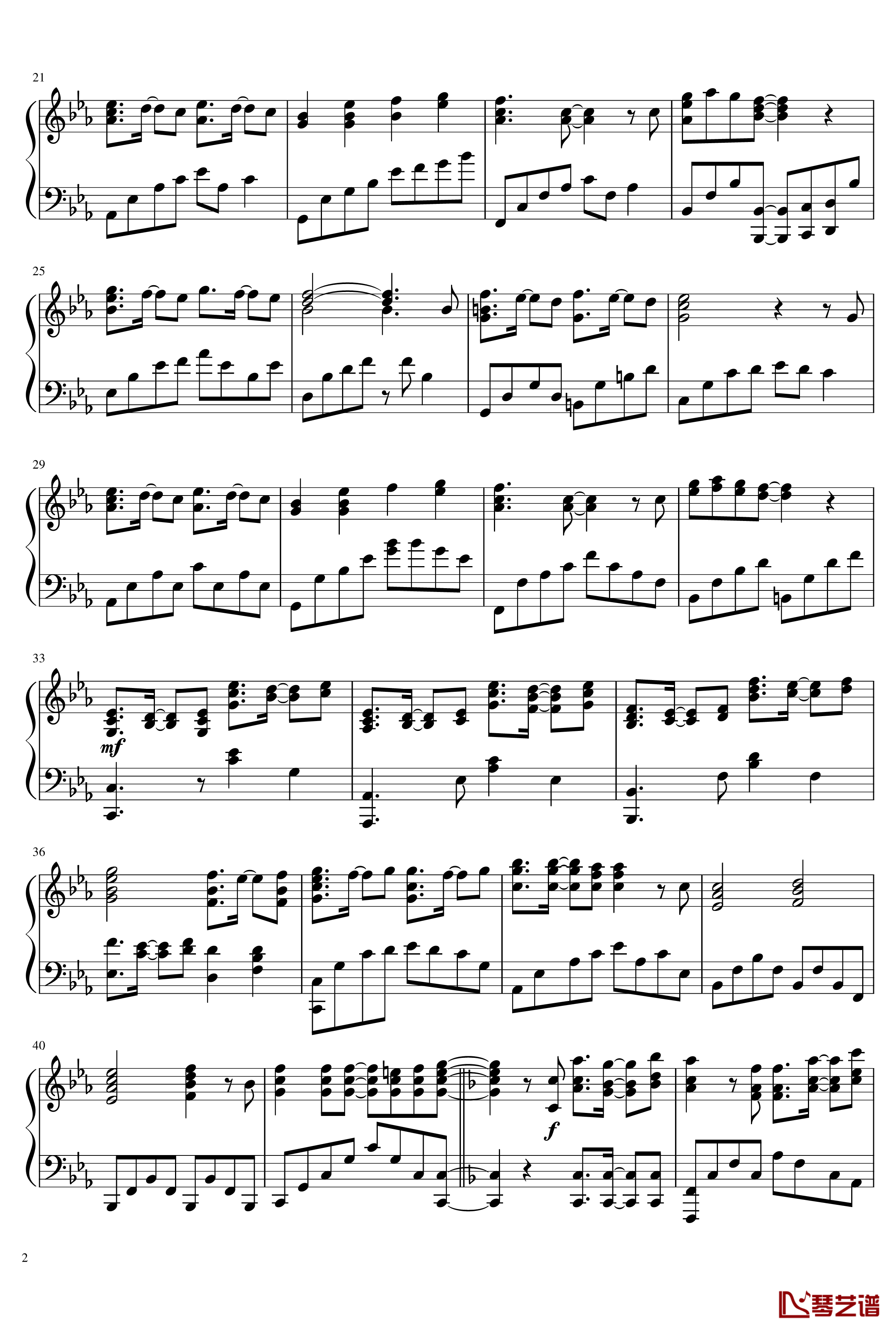 サヨナラの意味钢琴谱-乃木坂462