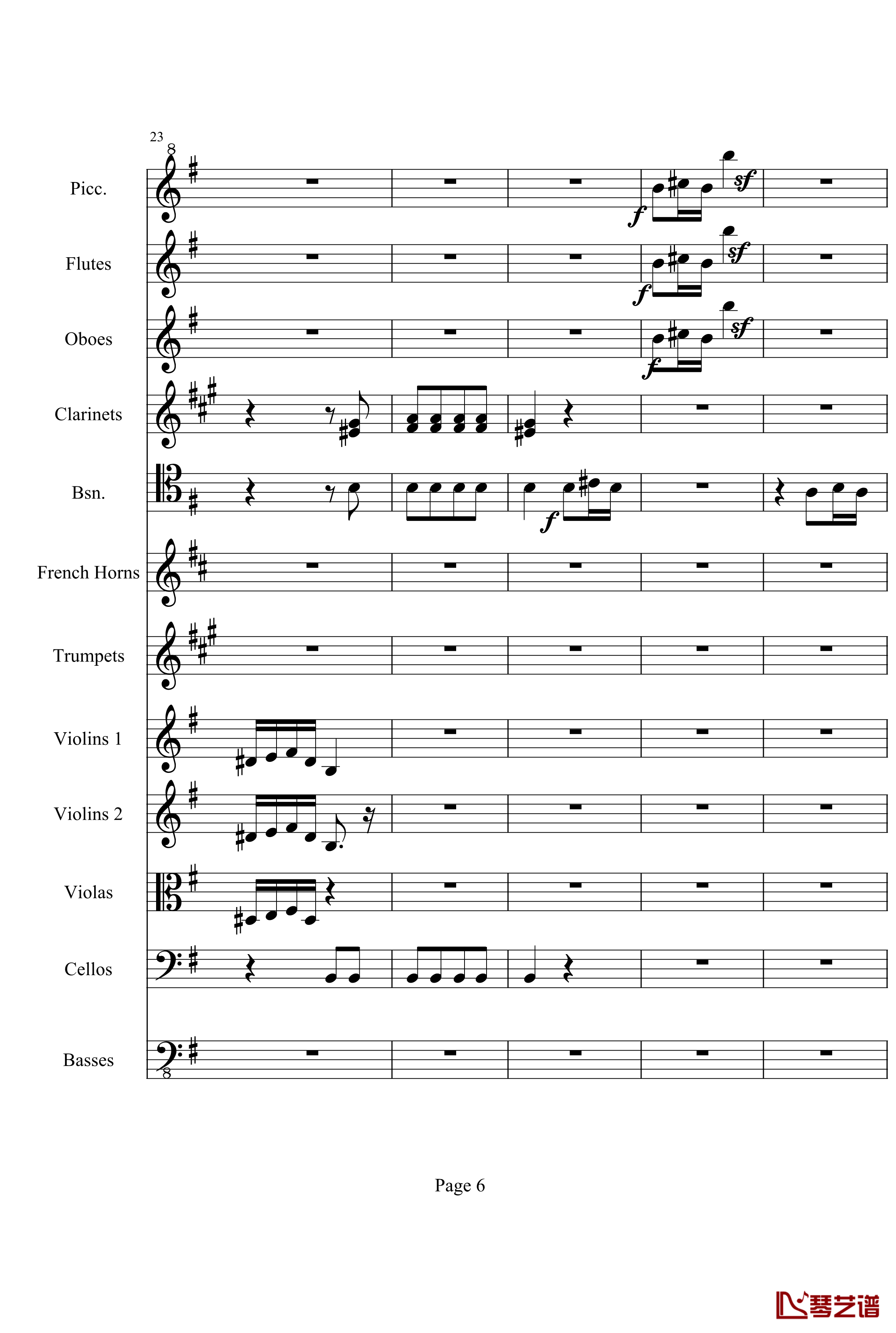 奏鸣曲之交响钢琴谱-第25首-Ⅲ-贝多芬-beethoven6