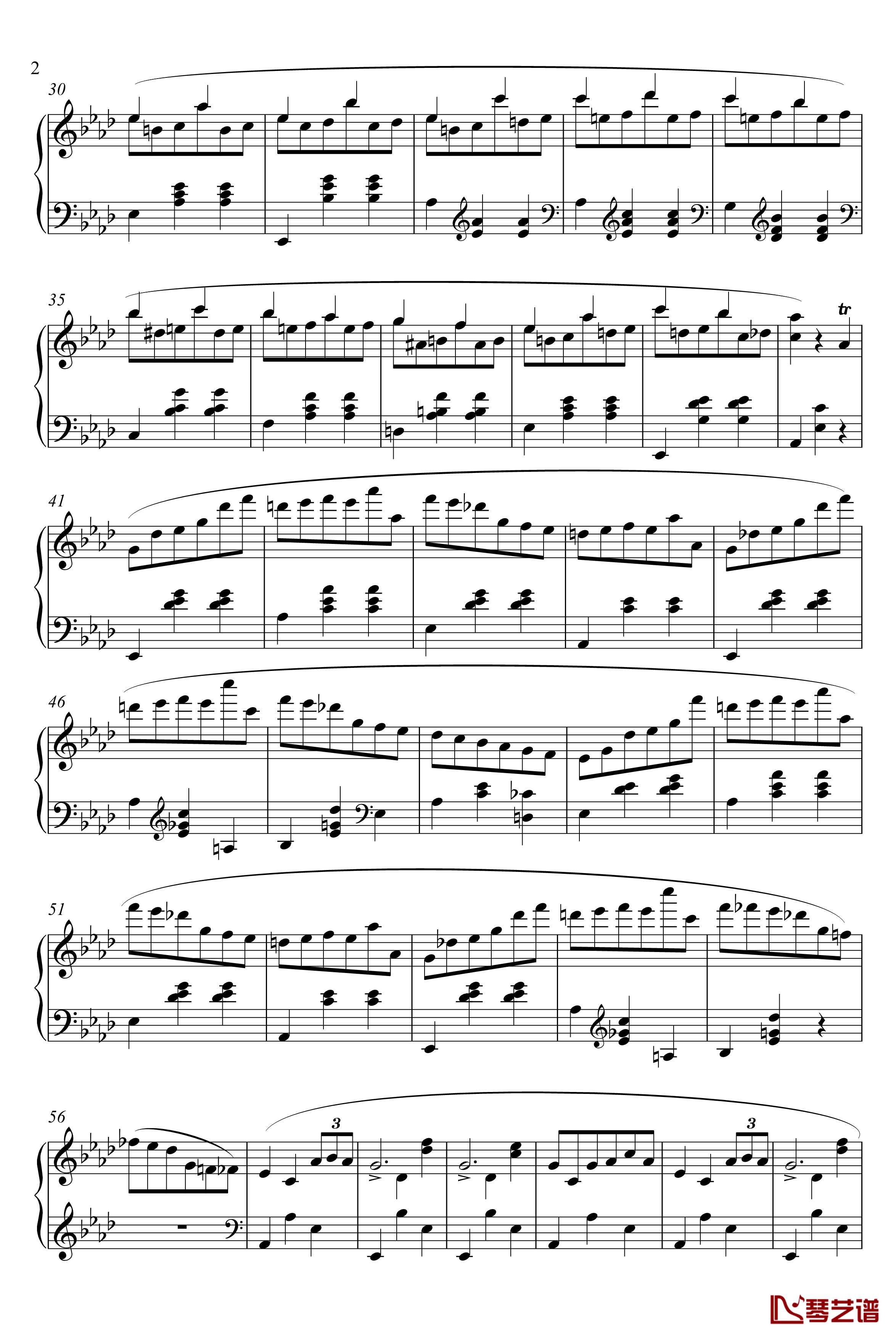 waltz No.5钢琴谱-肖邦-chopin2