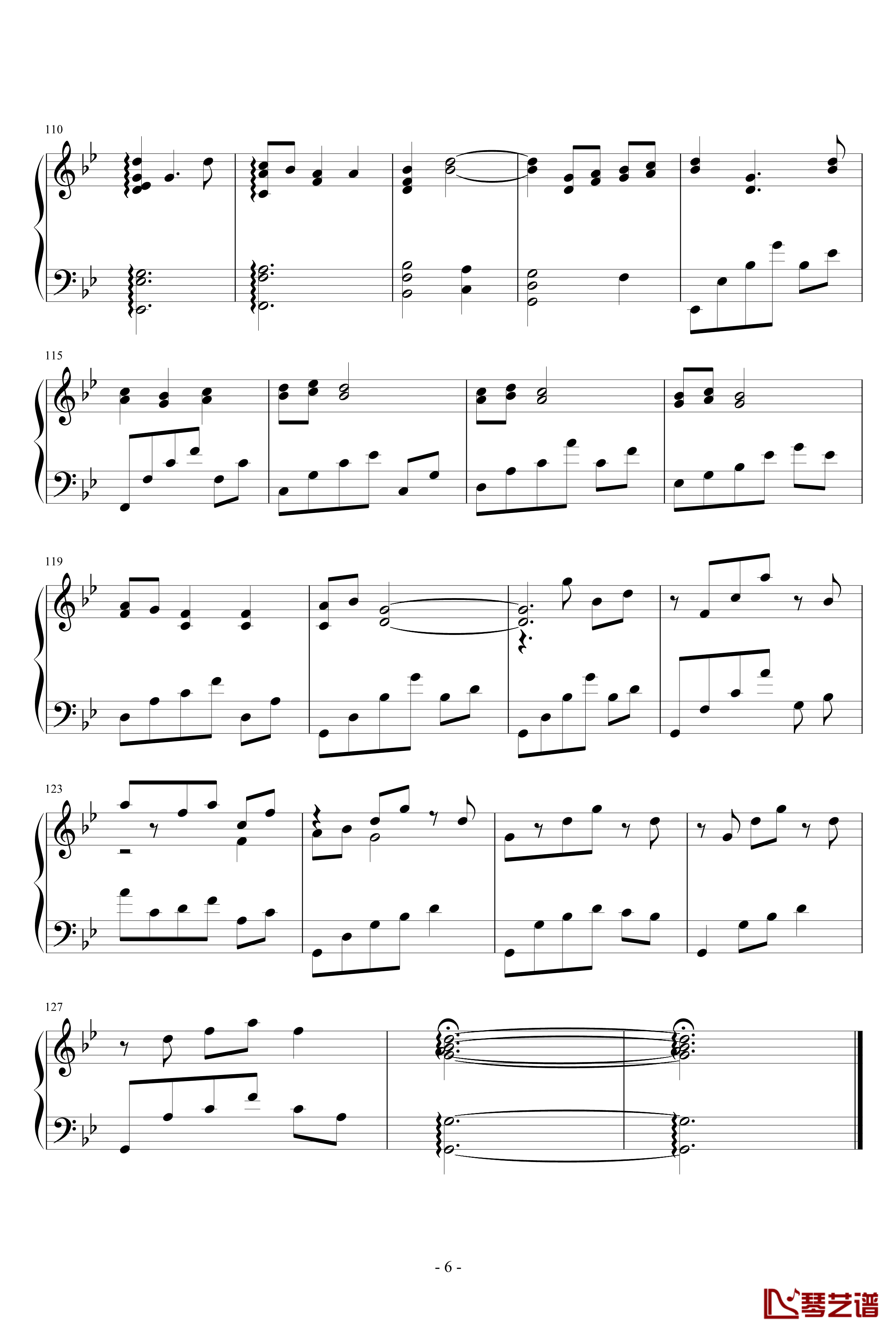 小圆BGM钢琴谱-《sis puella magica！》-梶浦由记6