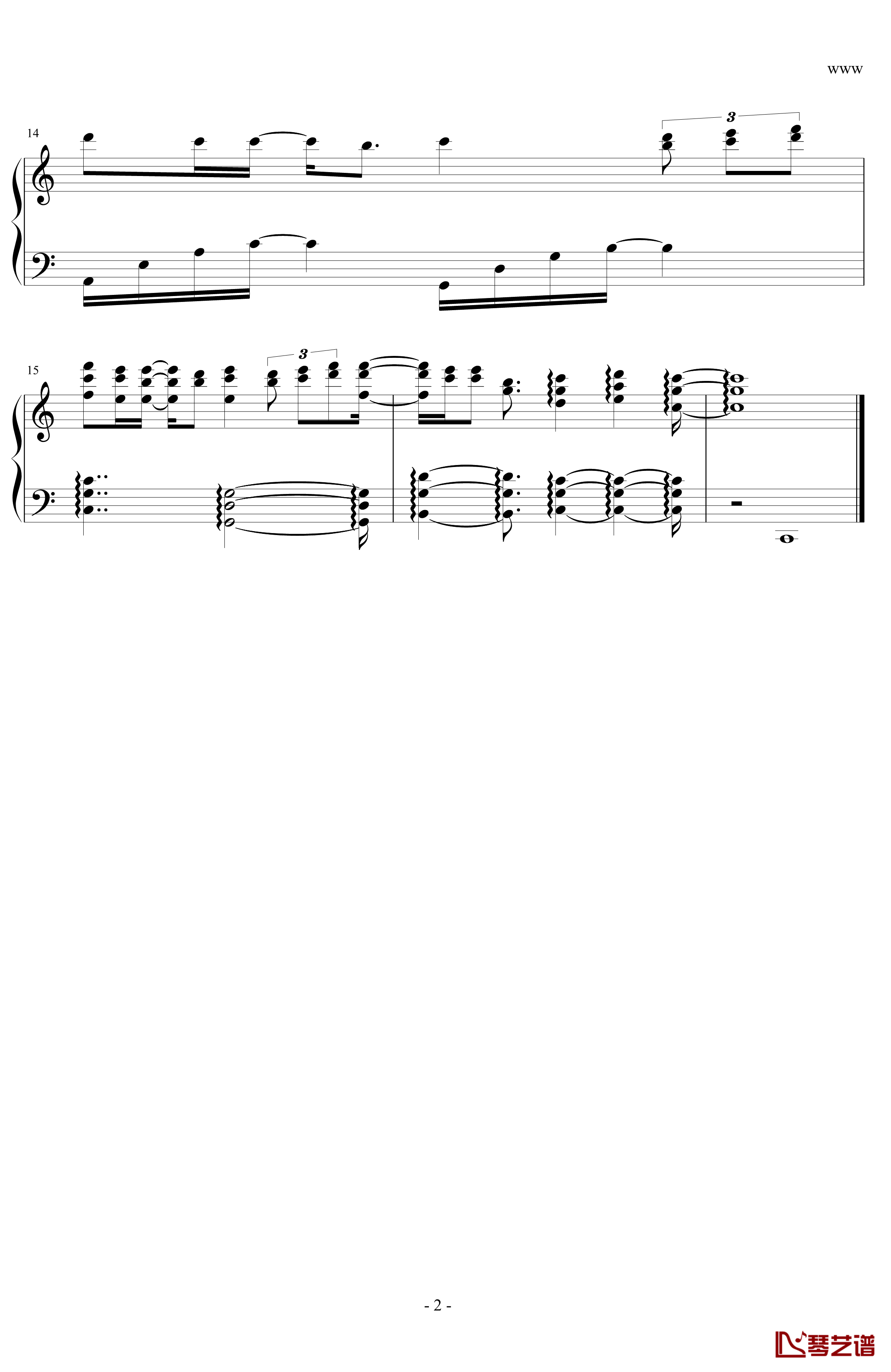 No.3钢琴谱-王小特2
