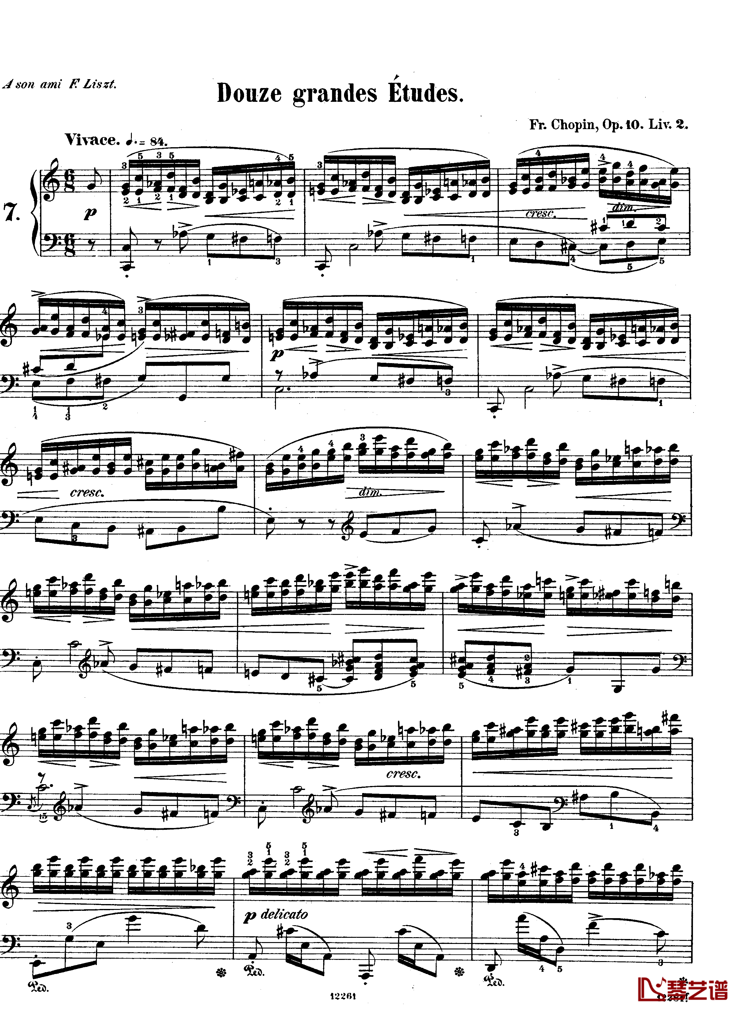 黑键练习曲钢琴谱-肖邦-chopin1