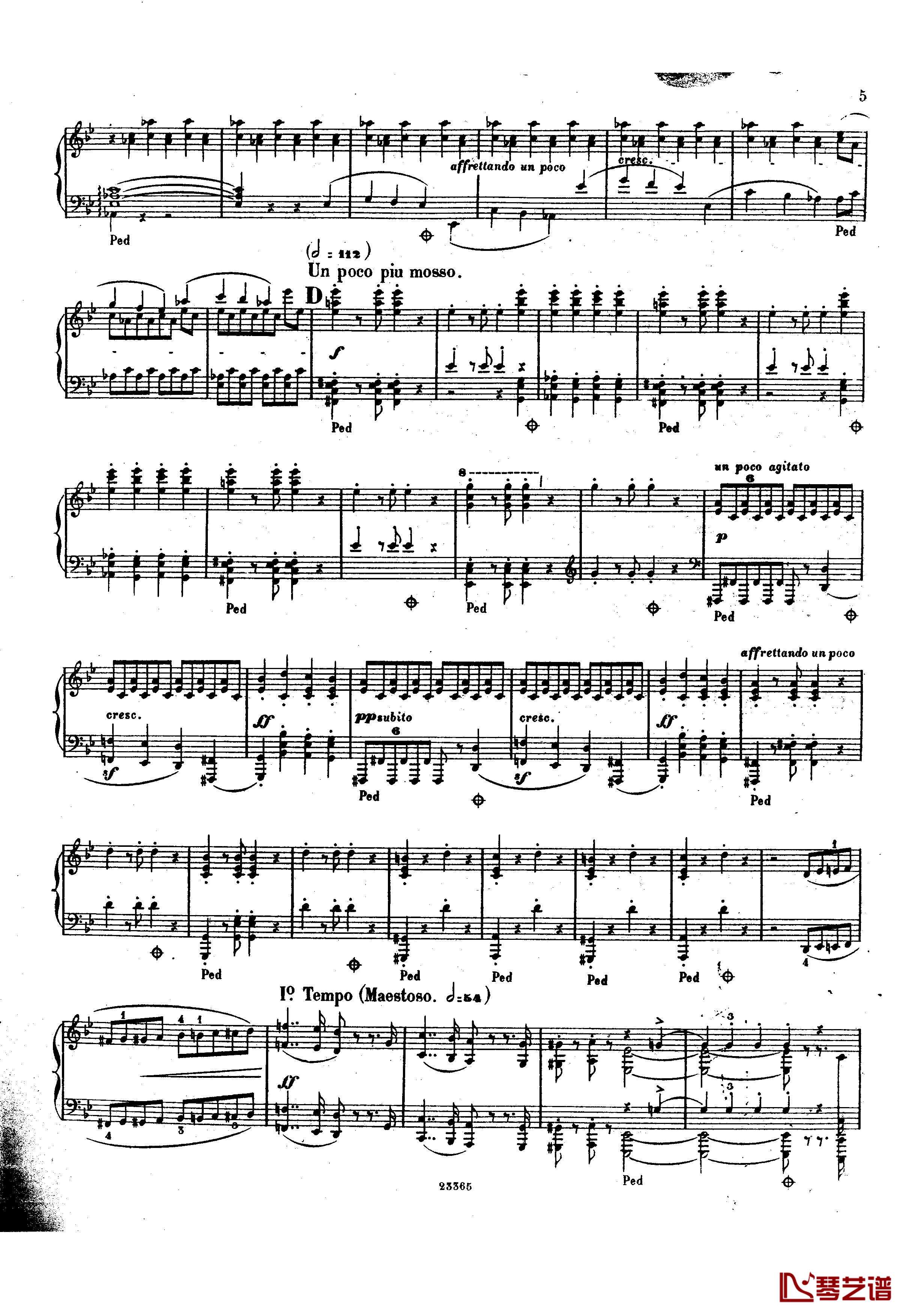 g小调钢琴协奏曲  Op.15钢琴谱-斯甘巴蒂5