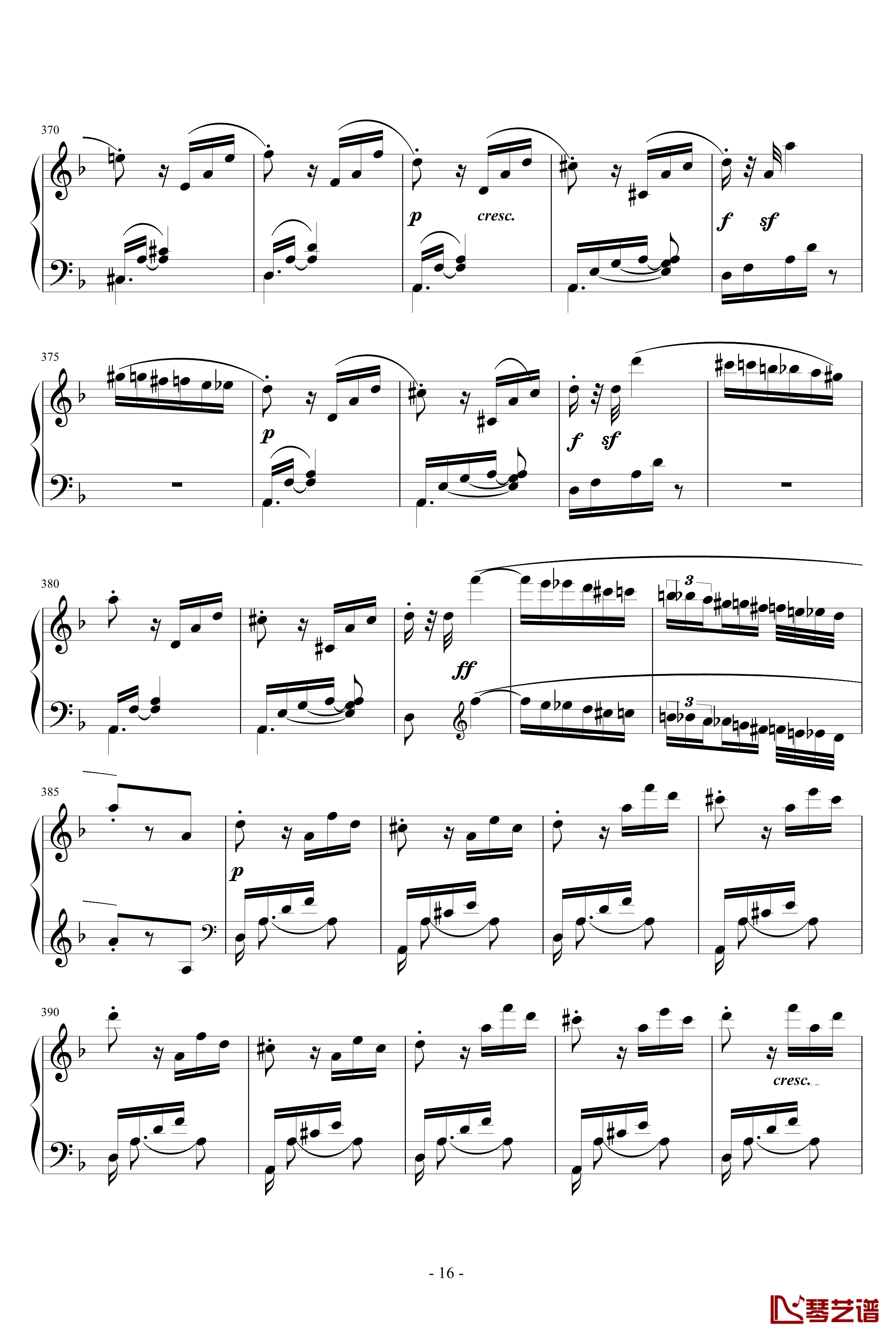 暴风雨奏鸣曲第三乐章-贝多芬-beethoven16