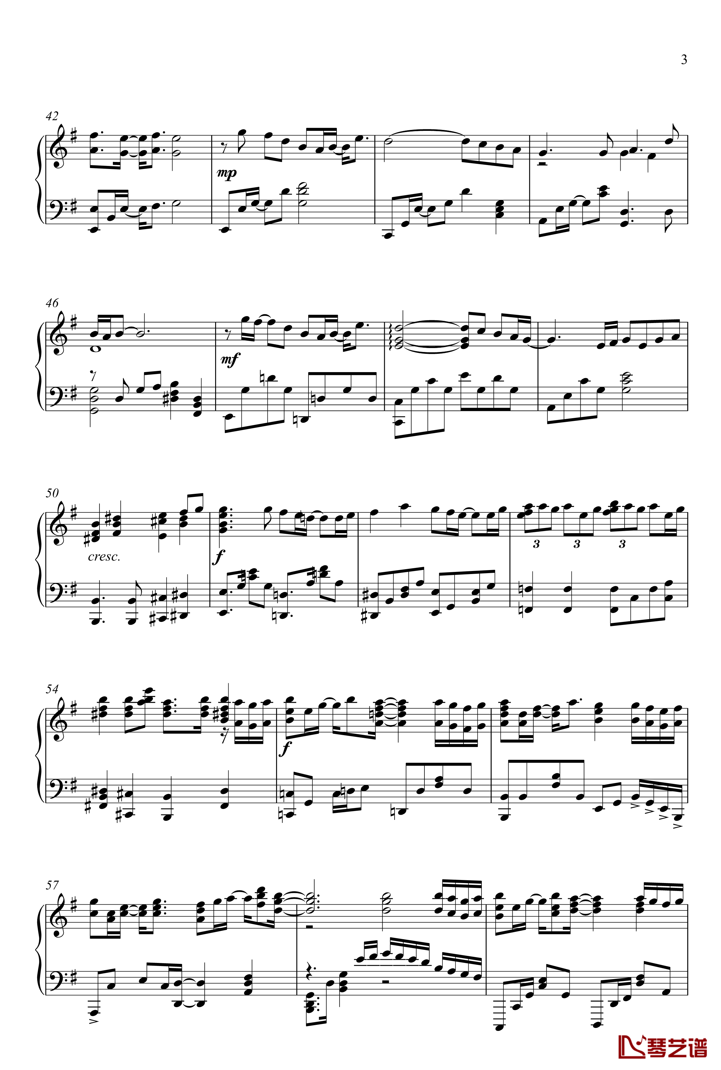 我的一个道姑朋友钢琴谱-タイナカ彩智3