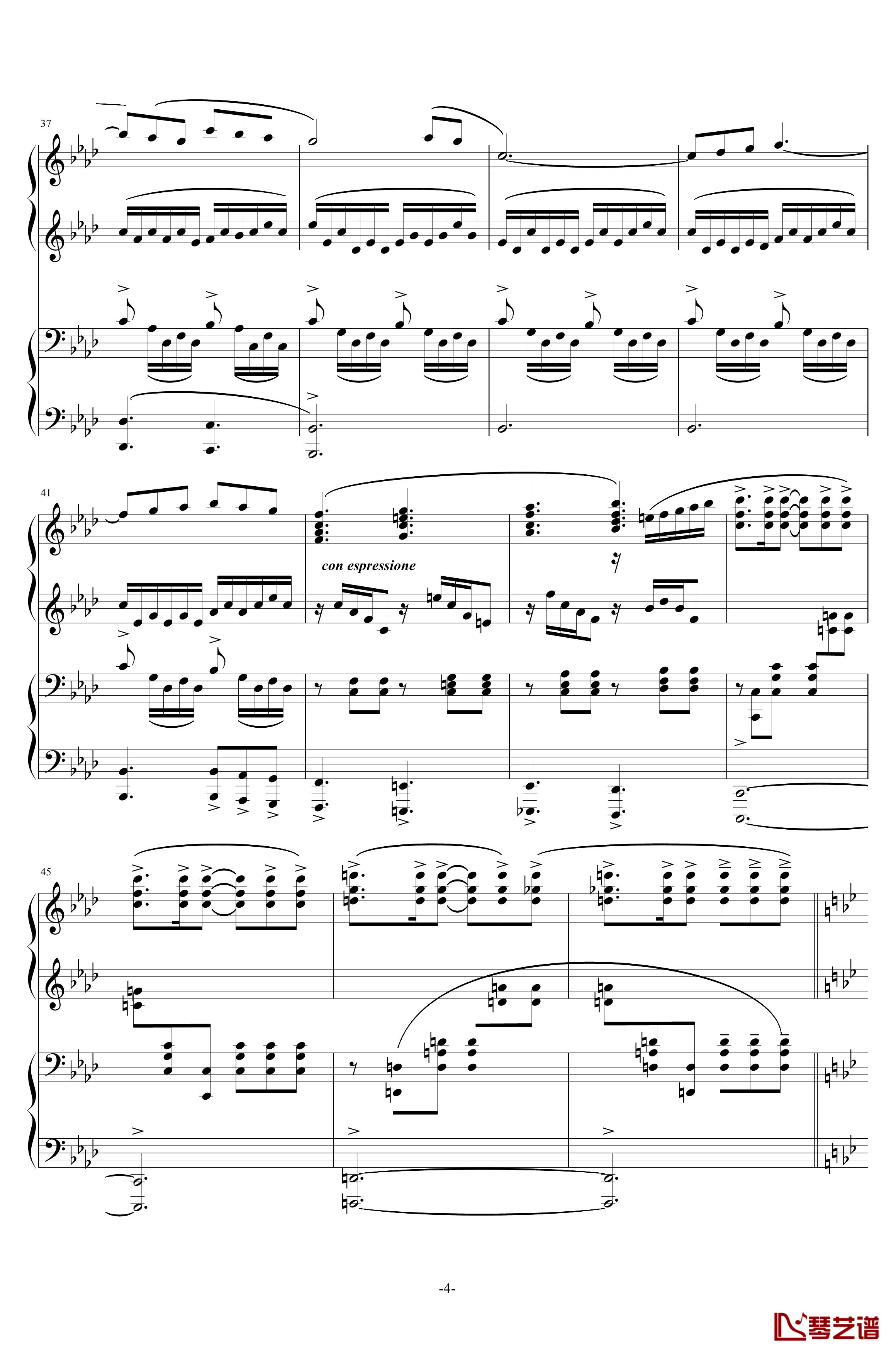 OST APOCALYPSIS NOCTIS 钢琴谱-Piano duet-最终幻想XV4
