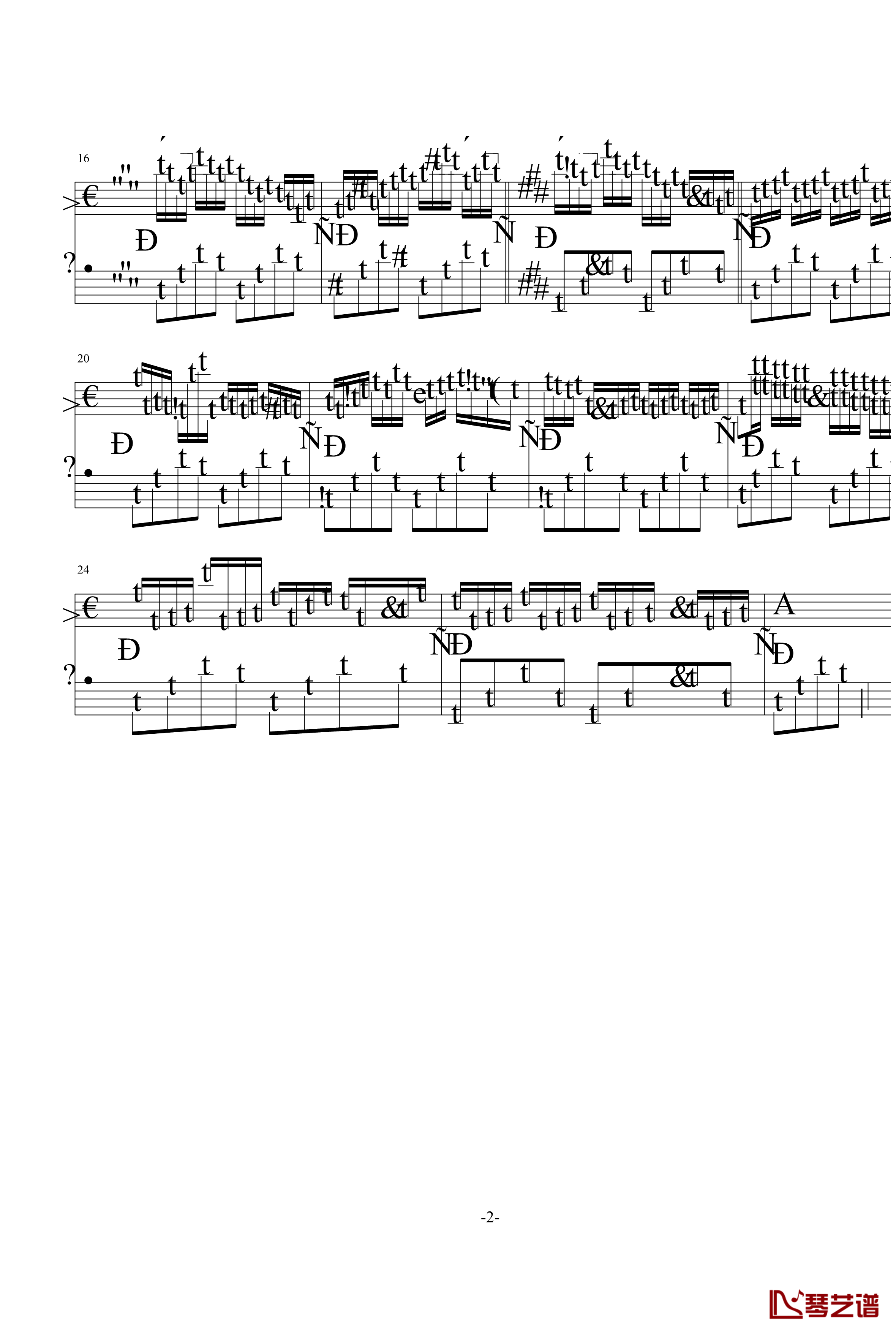 练习曲钢琴谱-fulanckyce2
