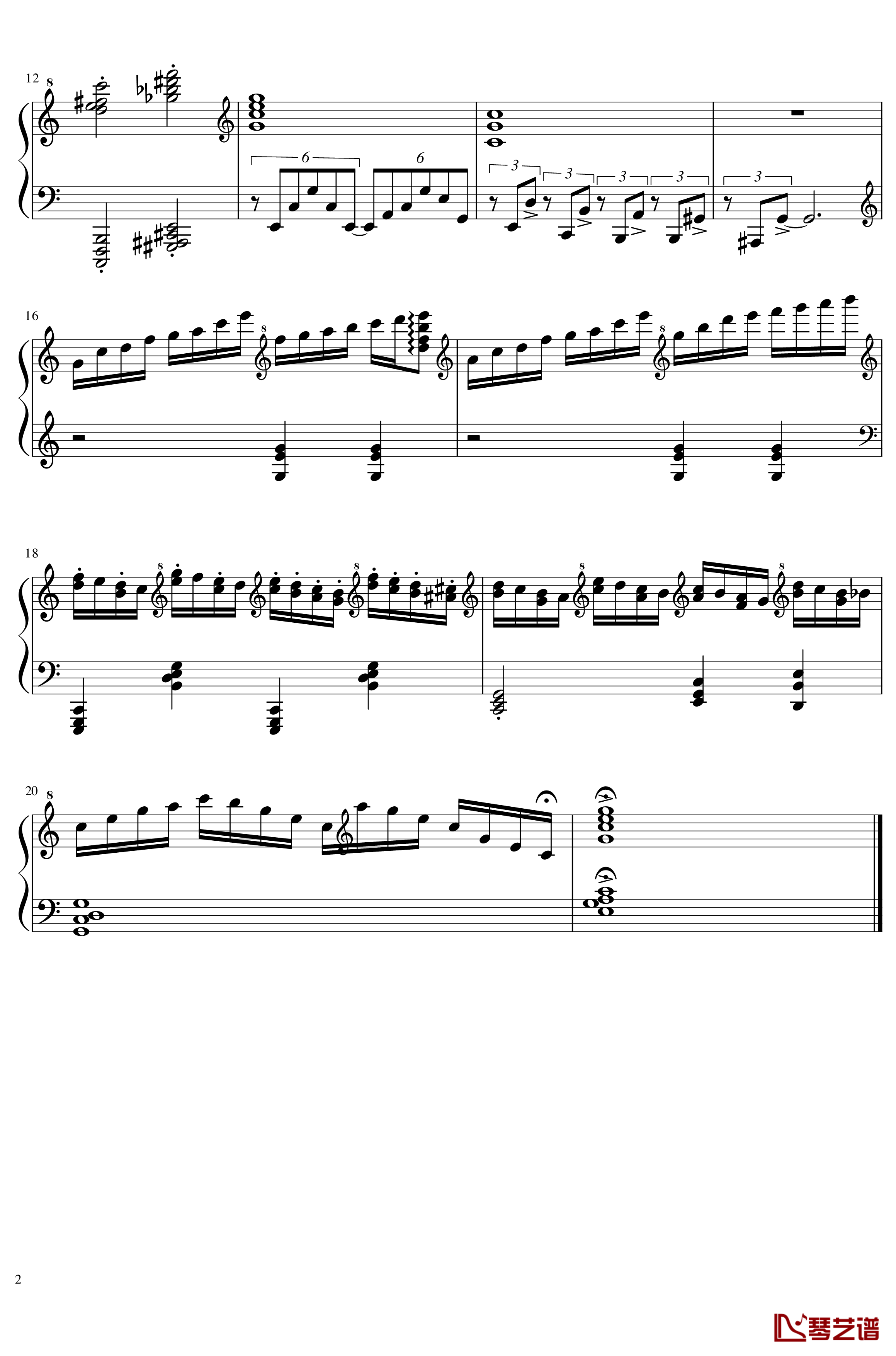 UTE超技练习曲钢琴谱-前奏-2dgdsvshh2