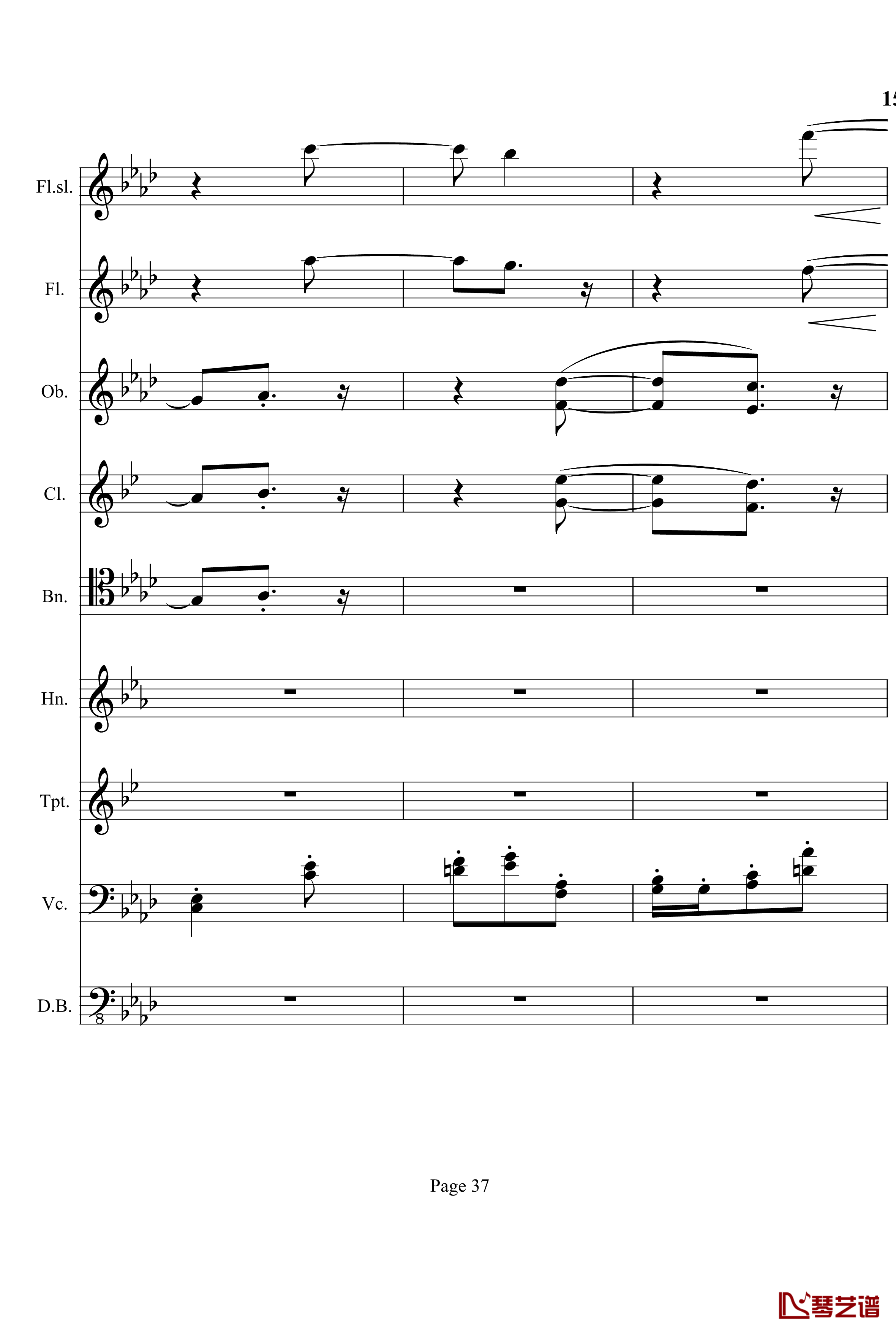 奏鸣曲之交响钢琴谱-第12首-Ⅰ-贝多芬-beethoven37