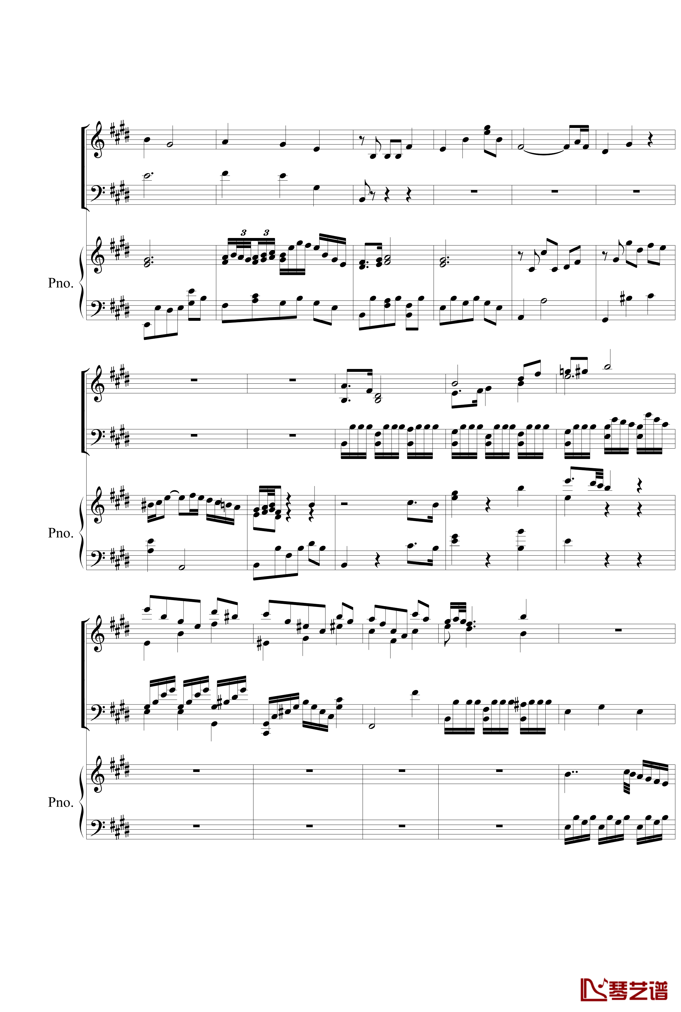Piano Concerto No.2 钢琴谱-mov.2-nzh19348