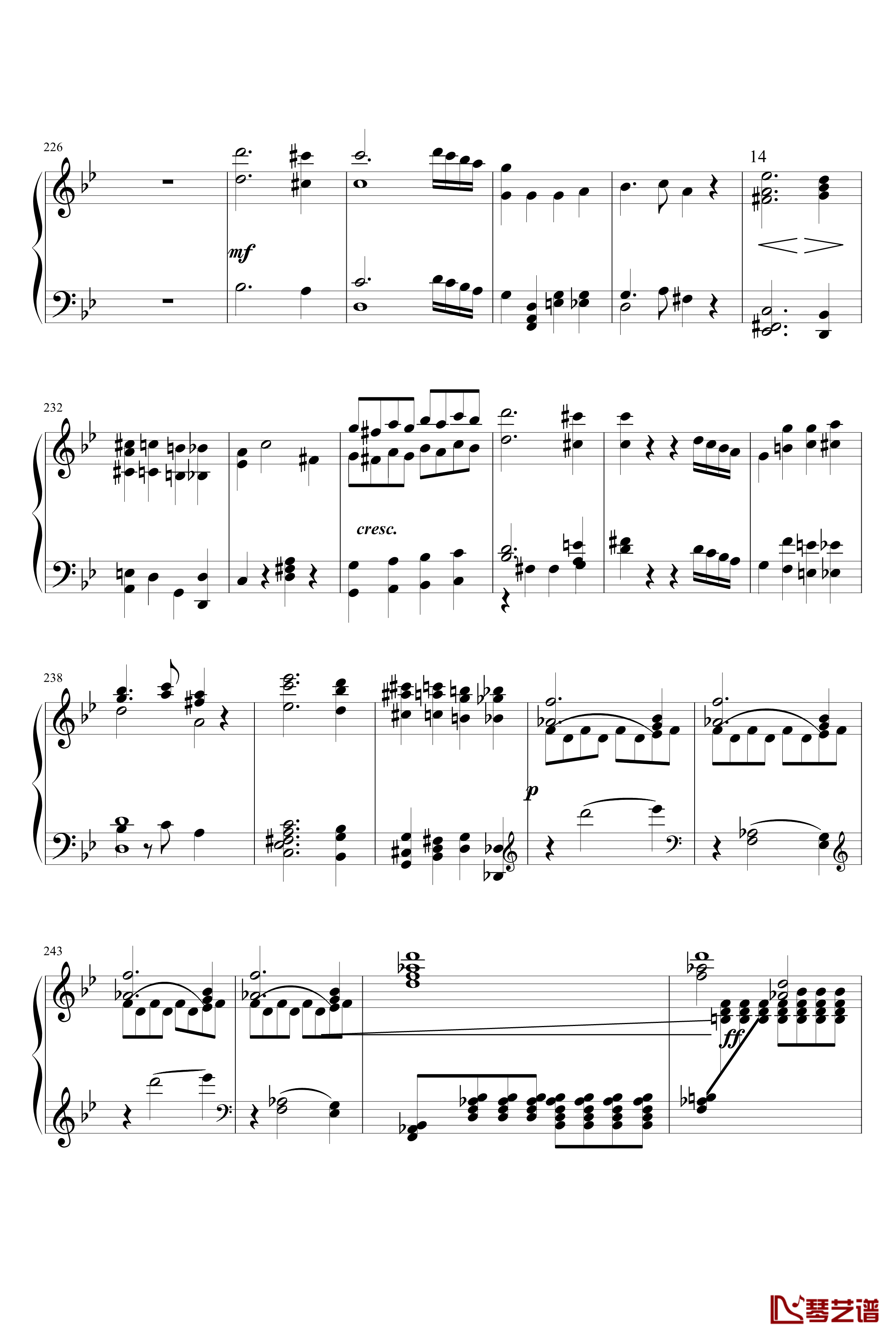 第四十号交响曲钢琴谱-第一乐章-莫扎特13