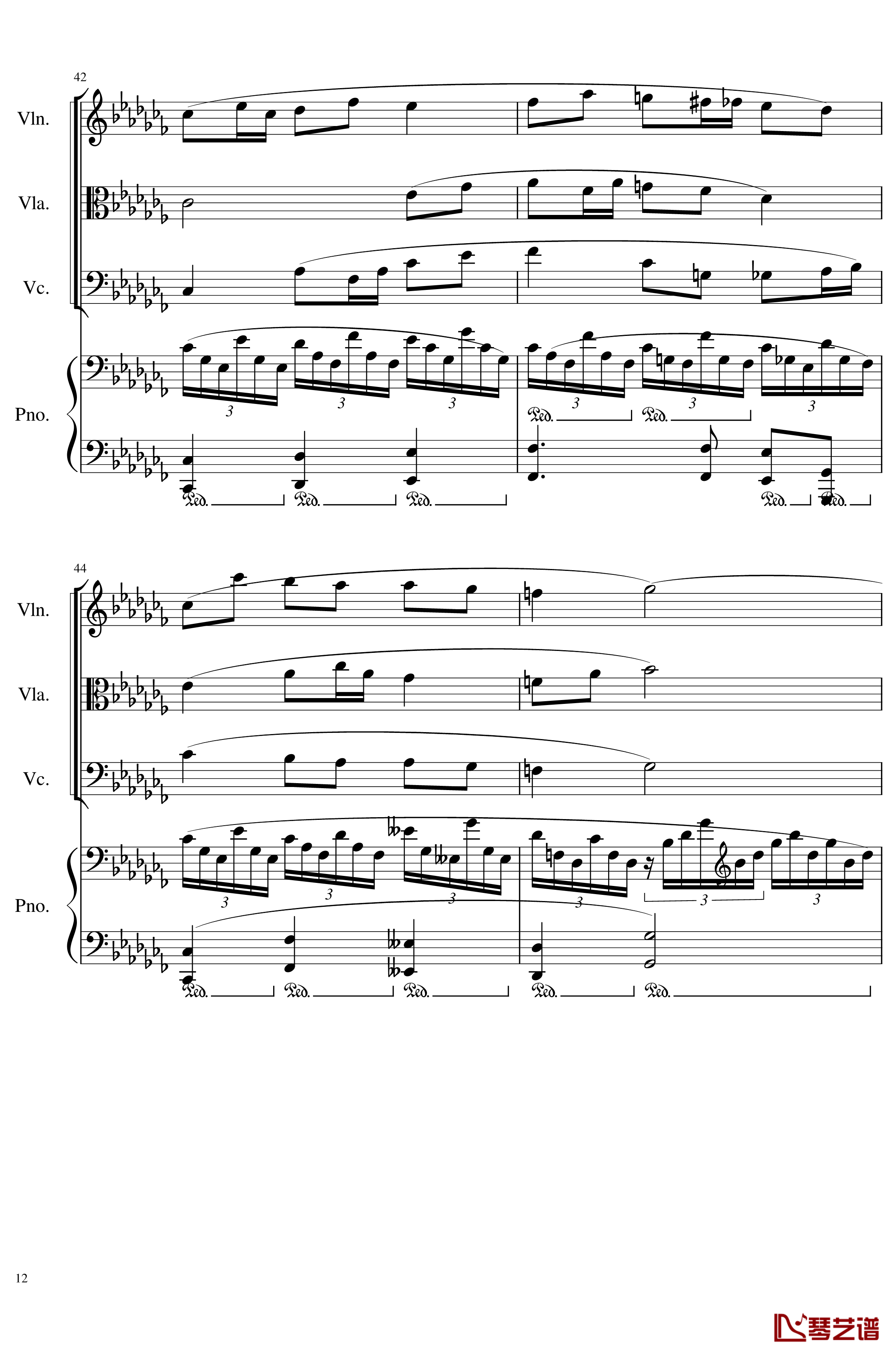 I love Minecraft, Op.96钢琴谱-一个球12