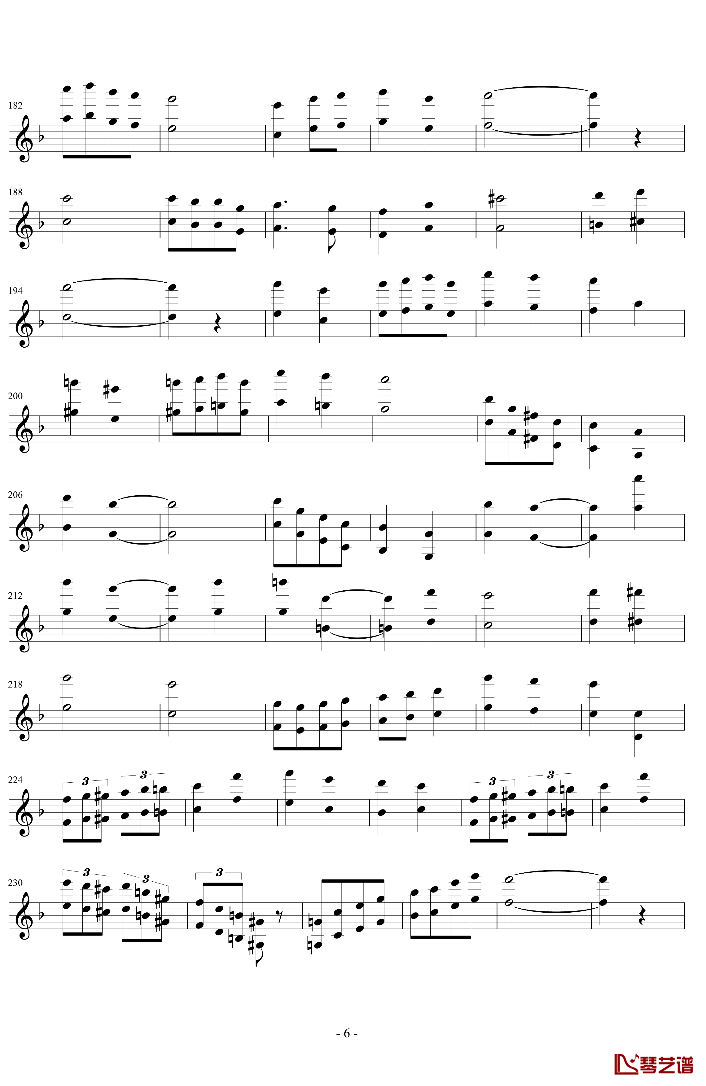幽默变奏曲钢琴谱-DXF6