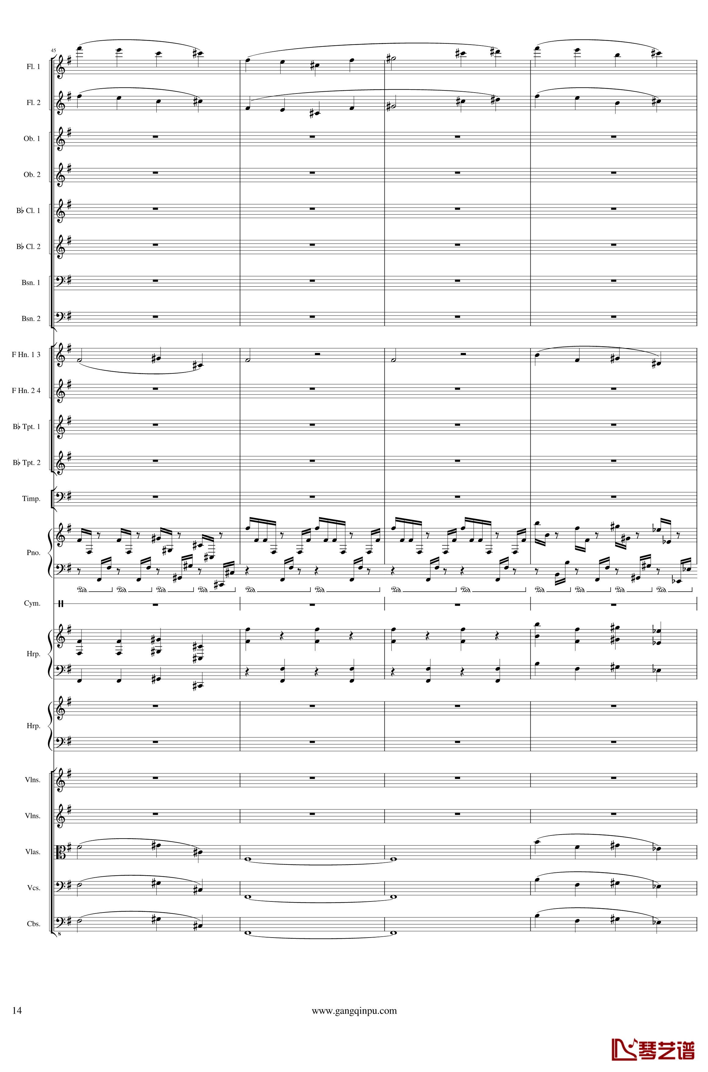 Symphonic Poem No.3, Op.91 Part 2钢琴谱-一个球14