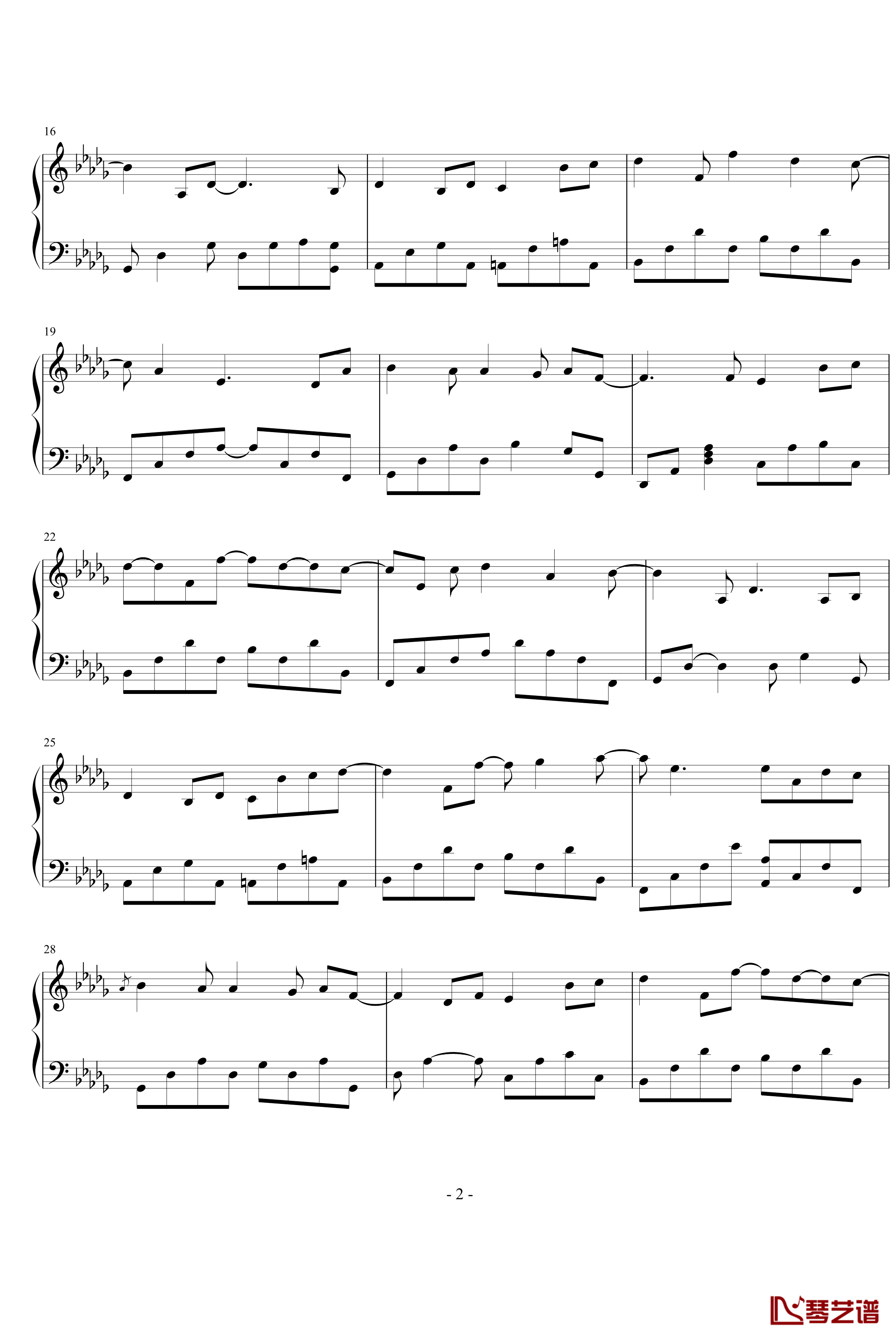 Our Same World钢琴谱-Yiruma2