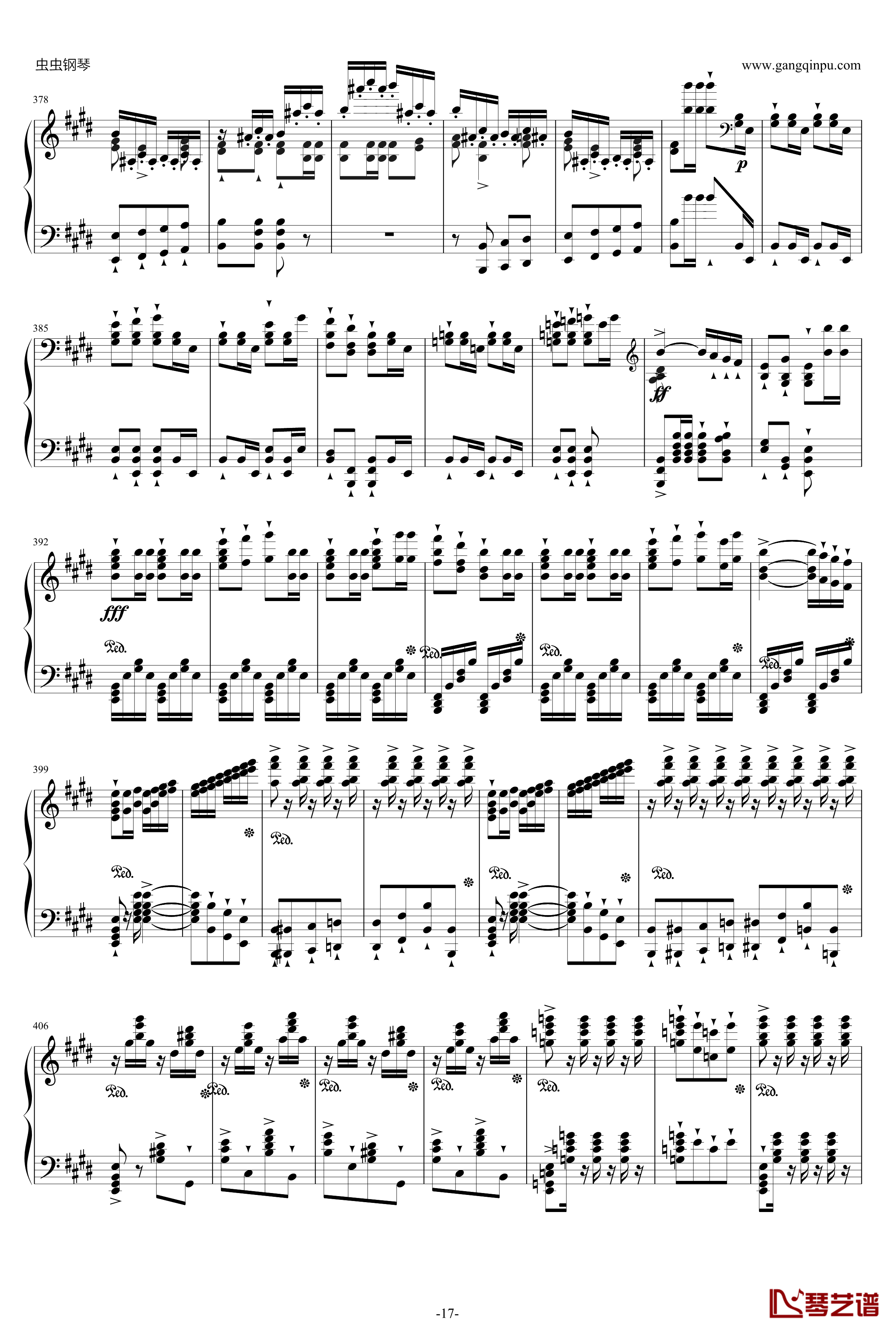 威廉·退尔序曲钢琴谱-李斯特S.55217