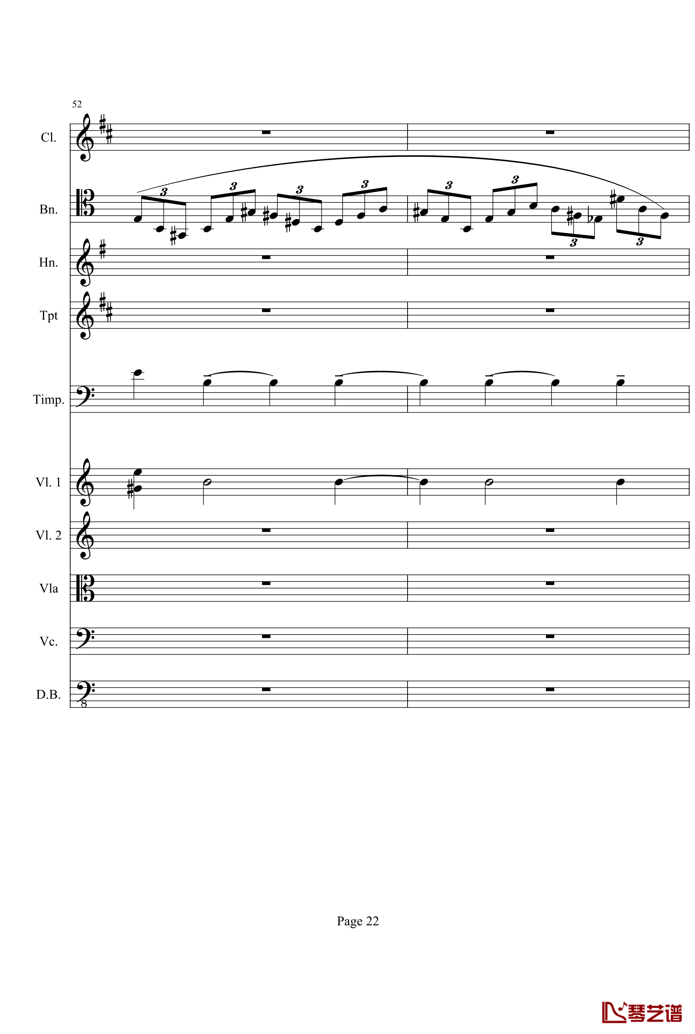 奏鸣曲之交响钢琴谱-第21-Ⅰ-贝多芬-beethoven22
