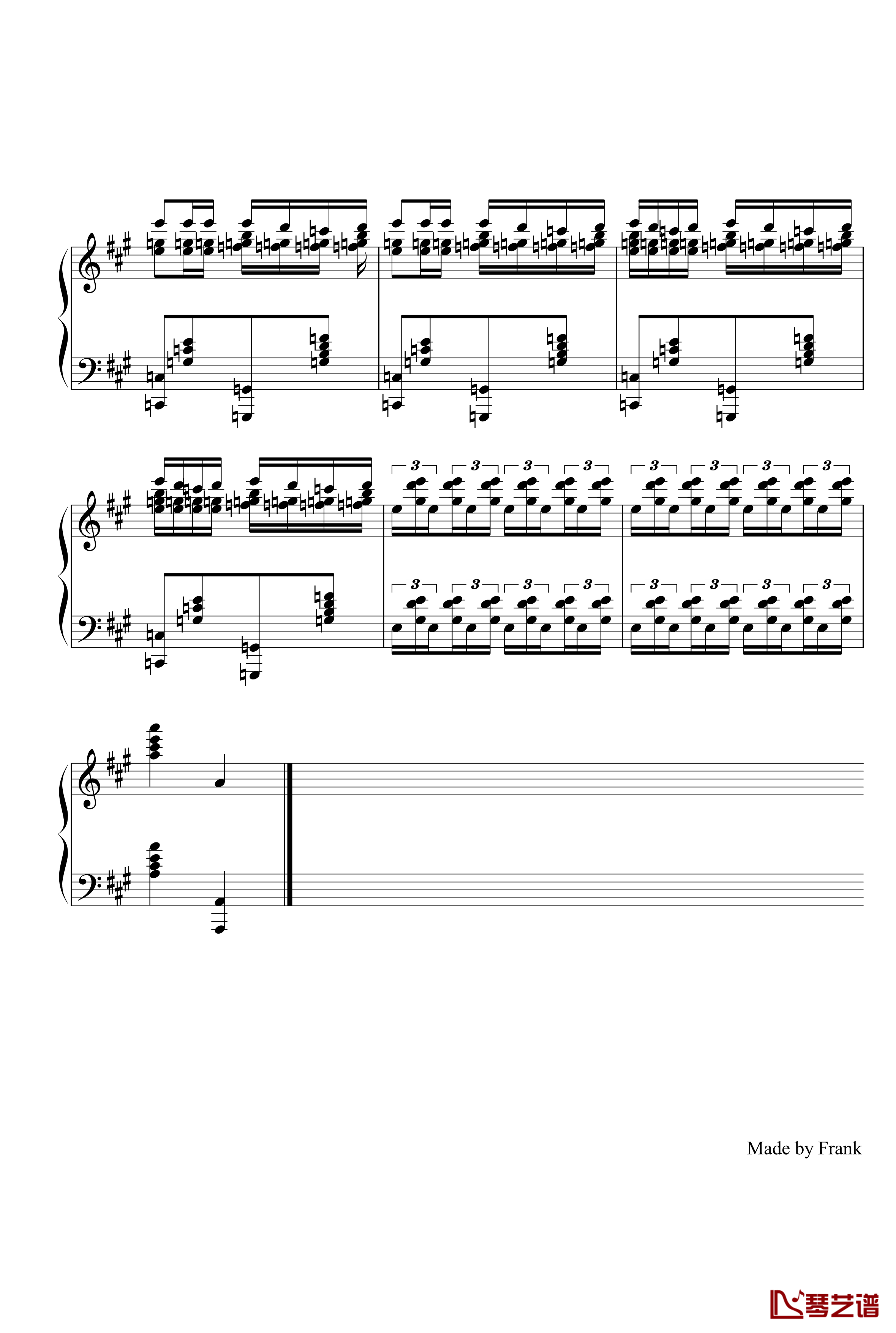卡门序曲钢琴谱-比才-Bizet8