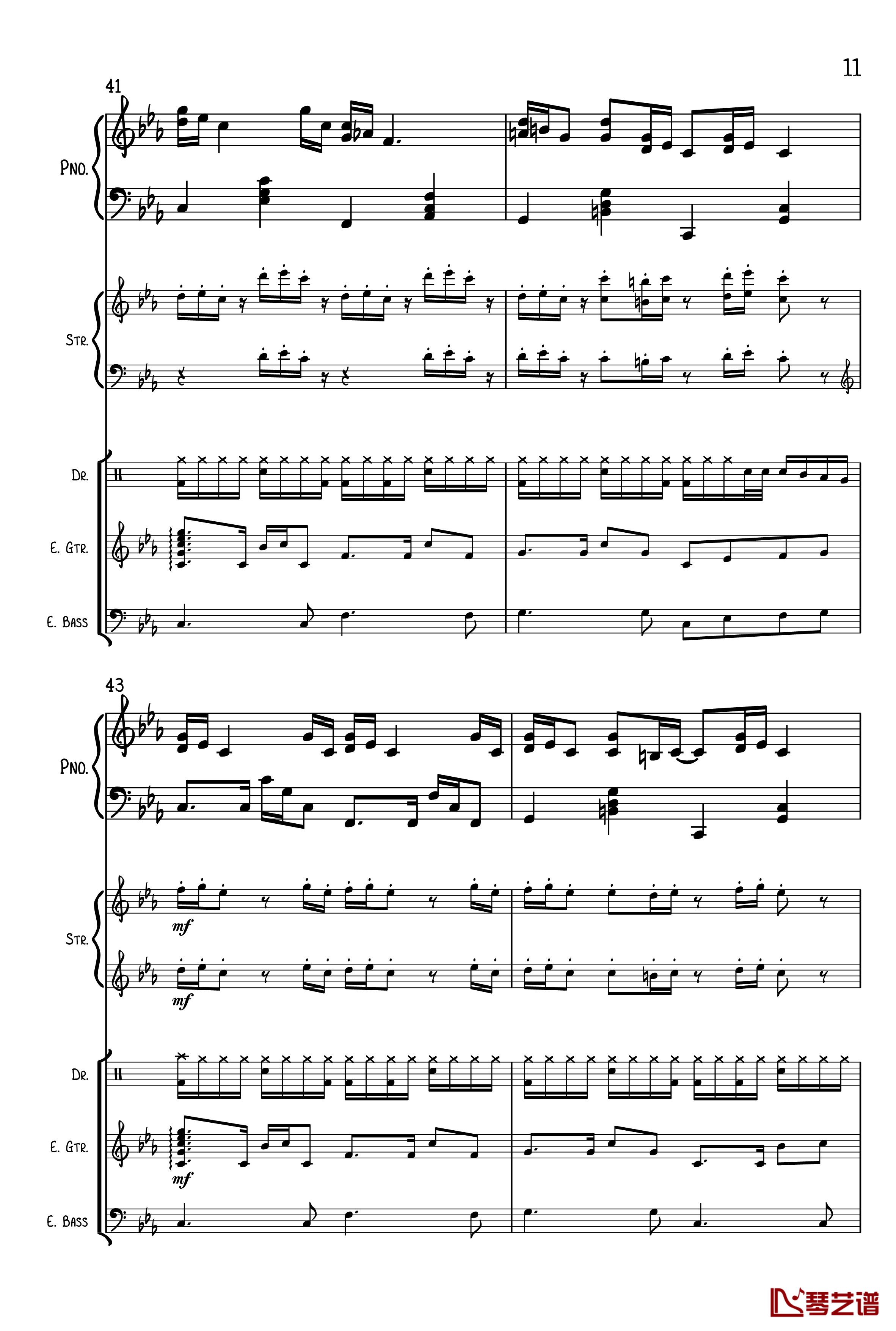 克罗地亚狂想曲钢琴谱-总谱-马克西姆-Maksim·Mrvica11