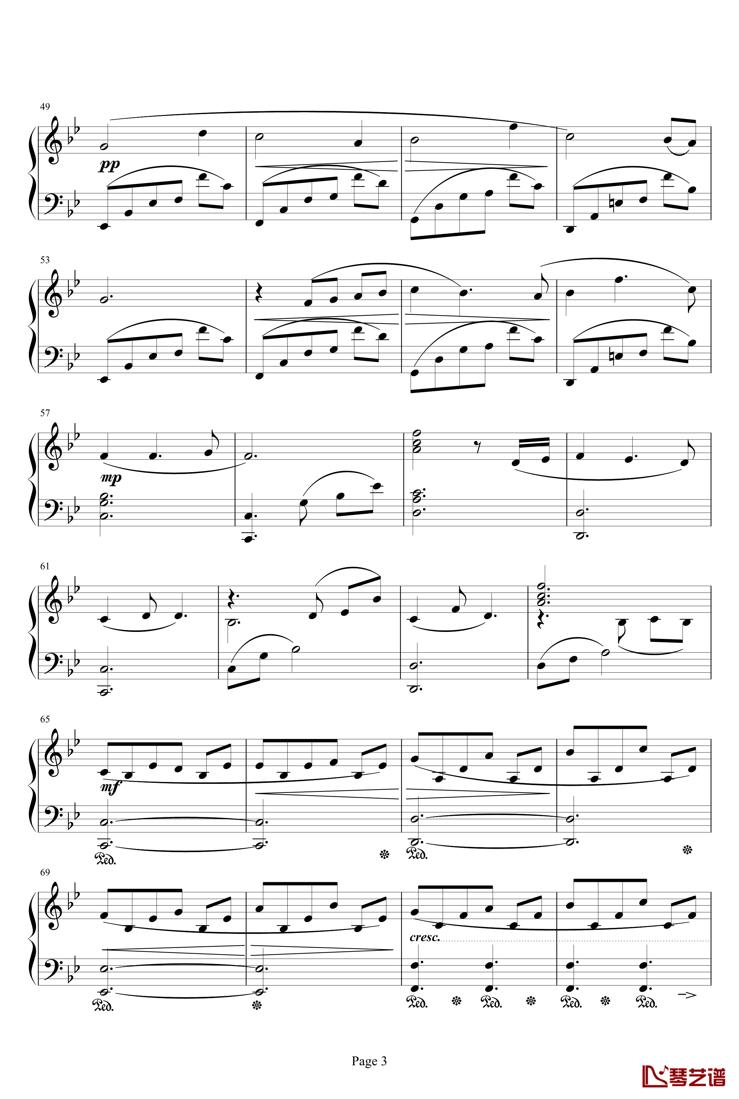 久遠 光と波の記憶钢琴谱-最终幻想3