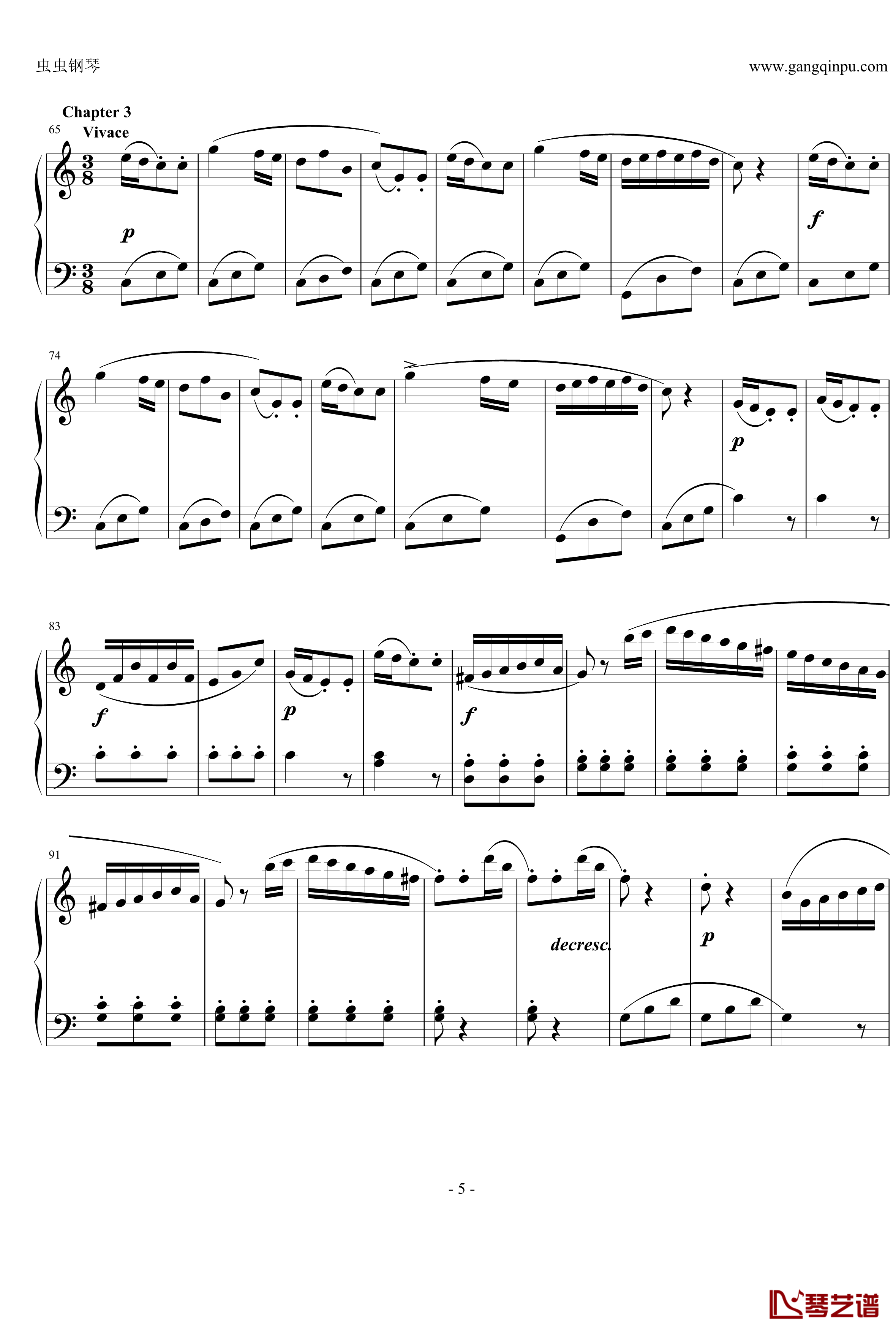 by Muzio ClementiSonatina钢琴谱-Opus 36 Number 1-克来门蒂5
