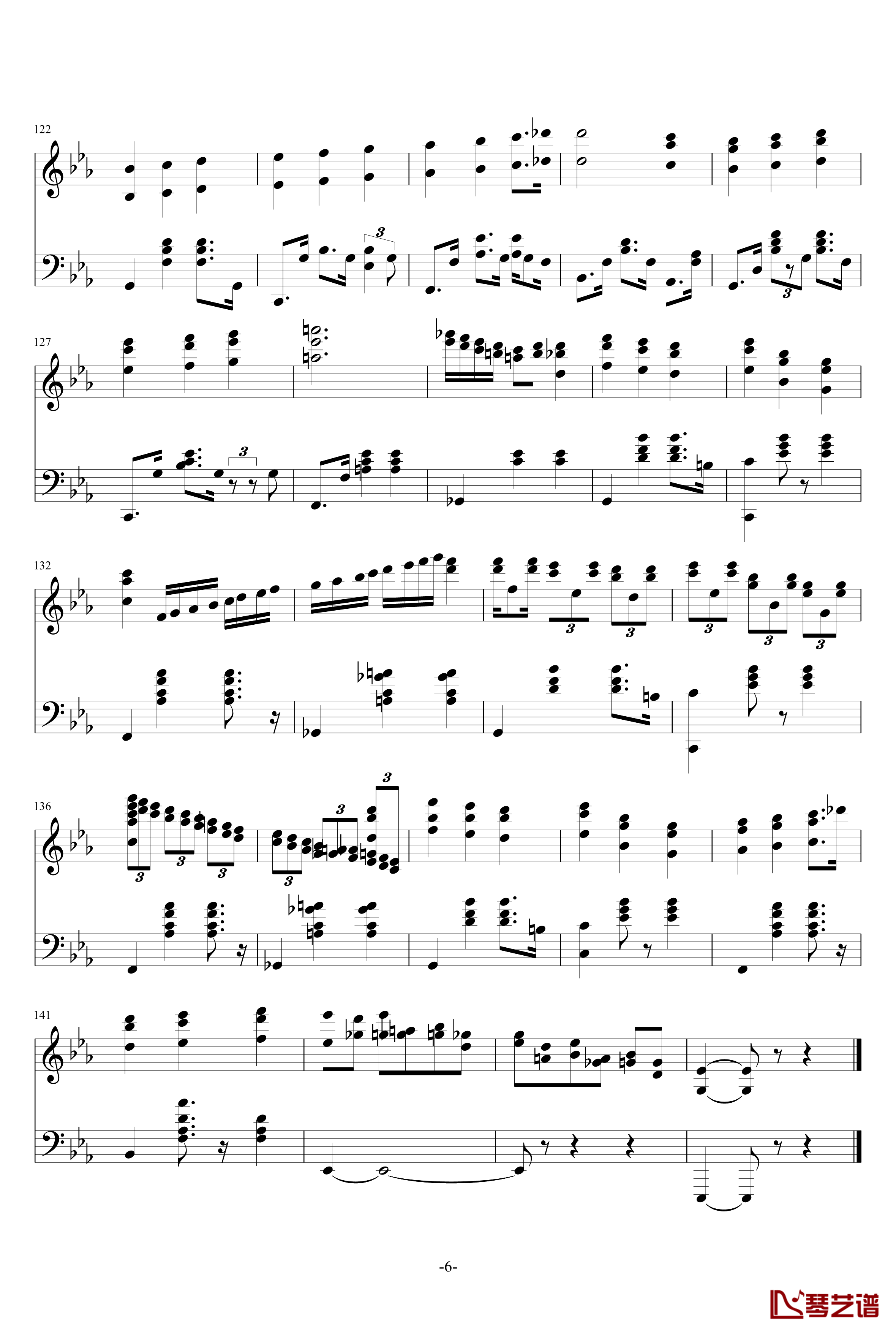 magic waltz钢琴谱-原版琴谱-PDF-海上钢琴师6