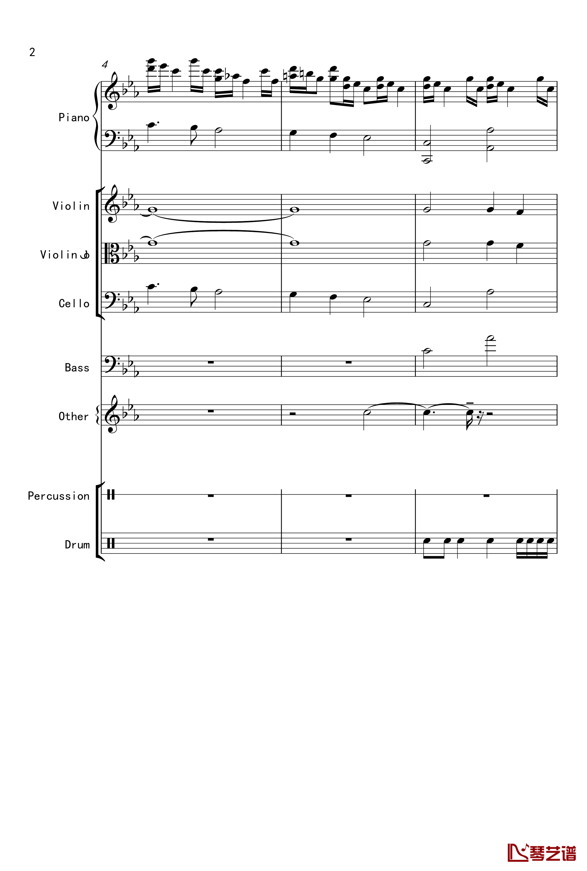克罗地亚舞曲钢琴谱-Croatian Rhapsody-马克西姆-Maksim·Mrvica2