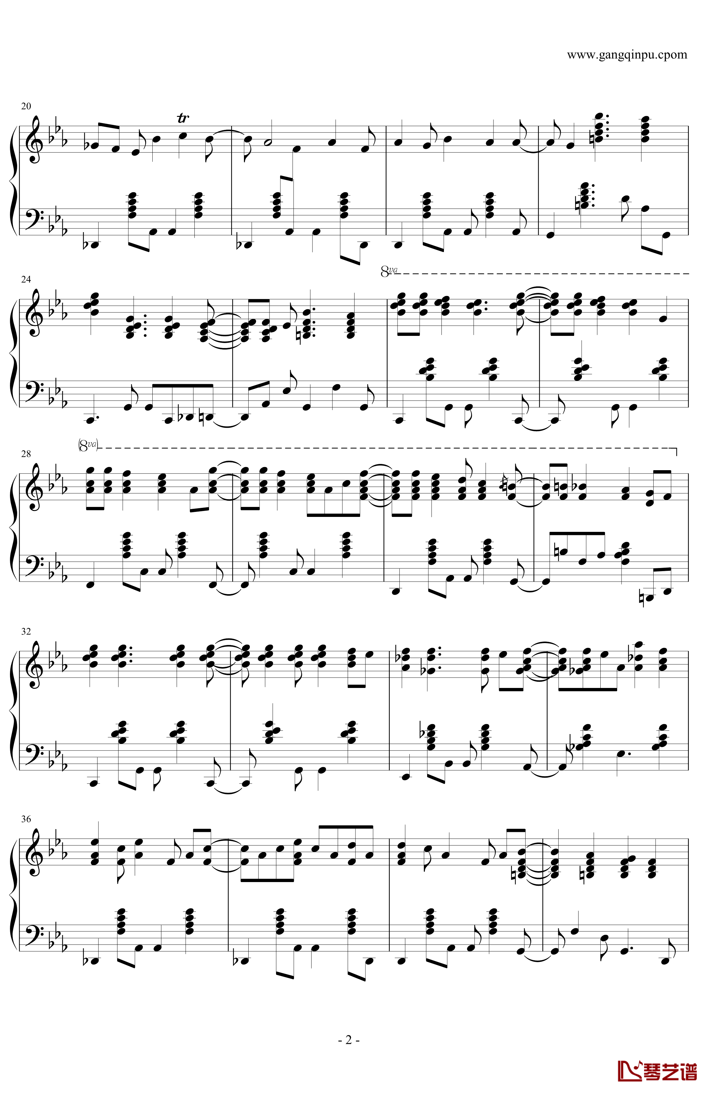 Blue Bossa钢琴谱-爵士-钢琴独奏-爵士音乐2