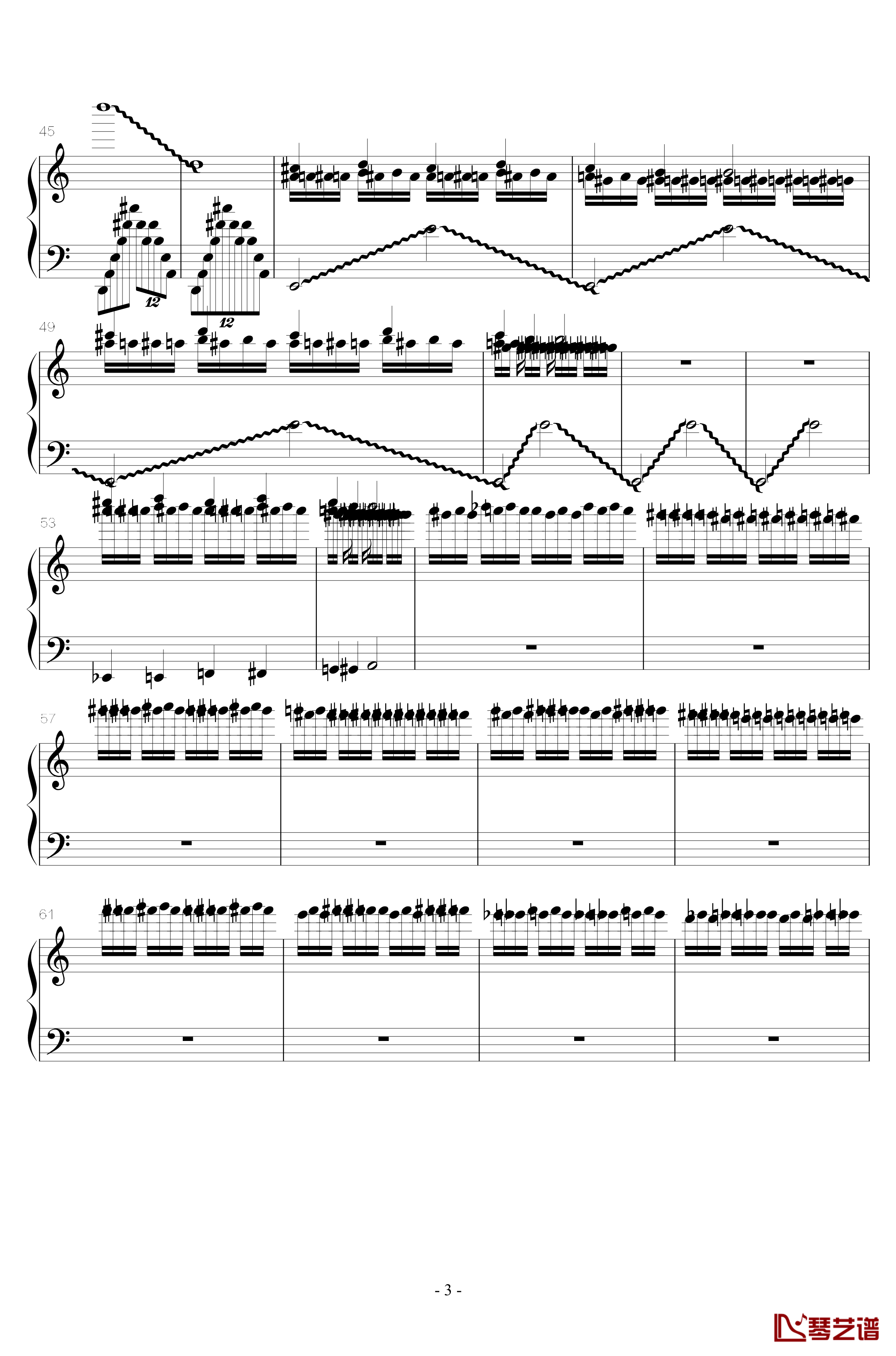 火星练习曲钢琴谱-Op.2 No.63