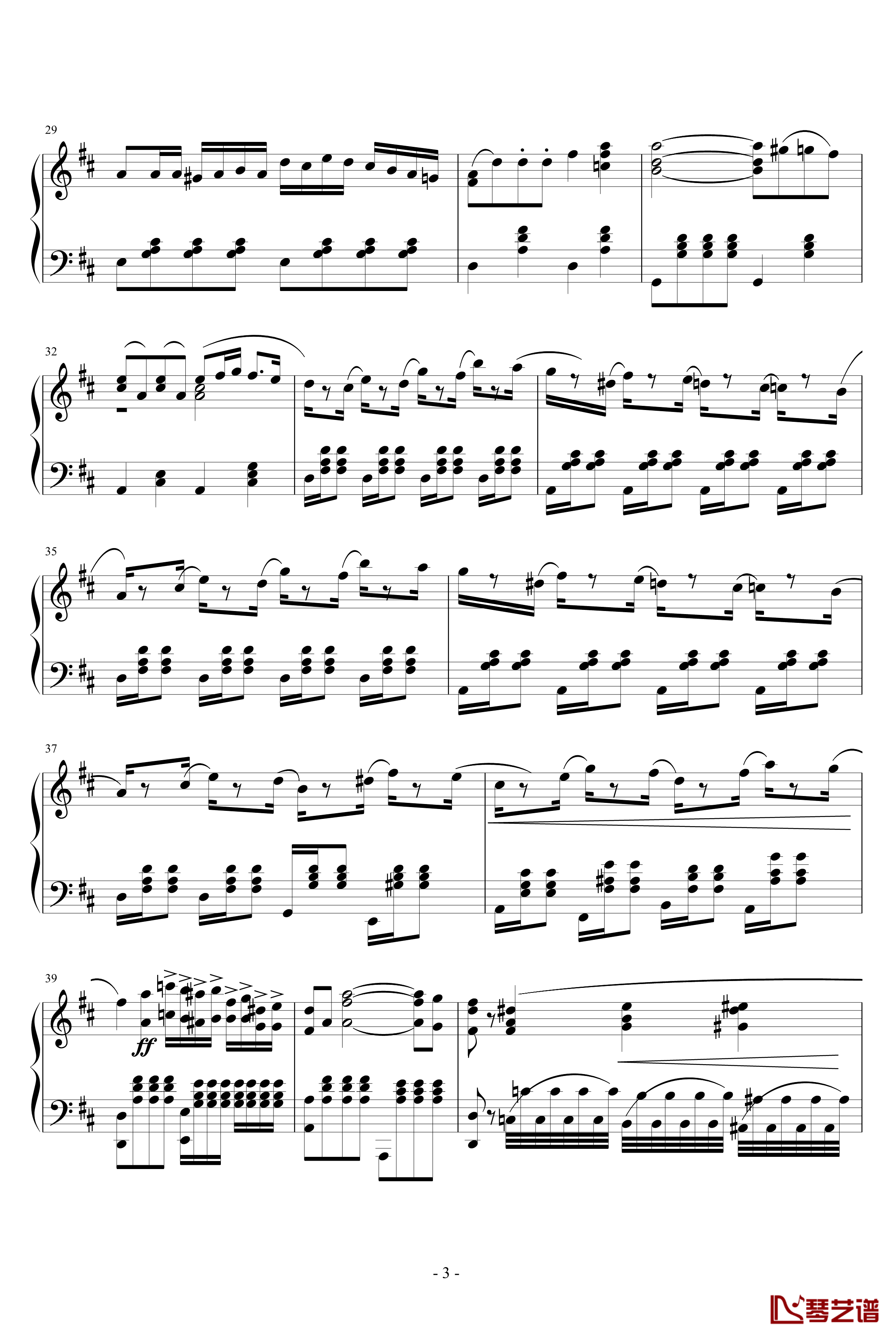 弄臣钢琴谱-原版-威尔第3