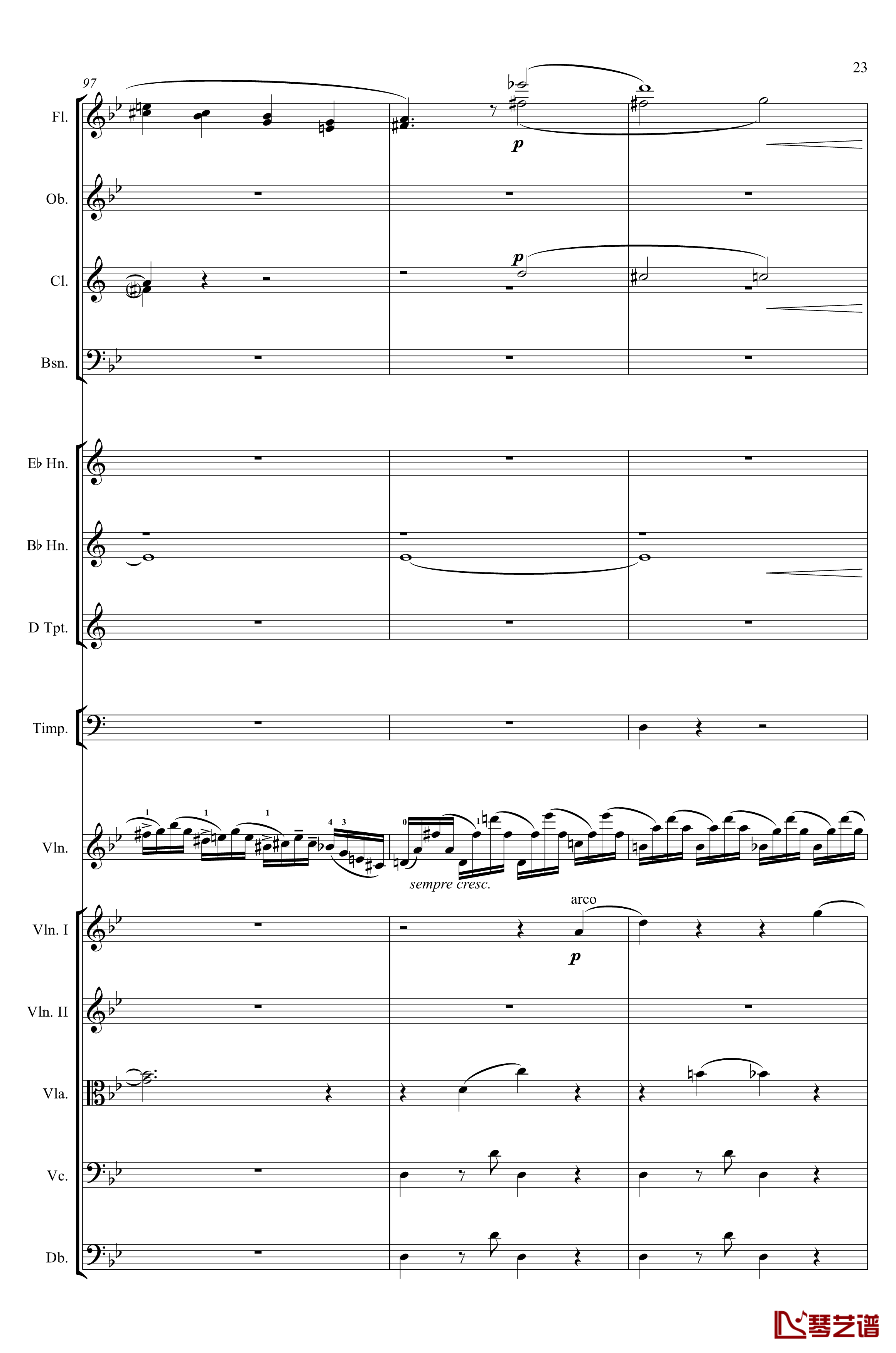 g小调第1小提琴协奏曲Op.26钢琴谱-第一乐章-Max Bruch23
