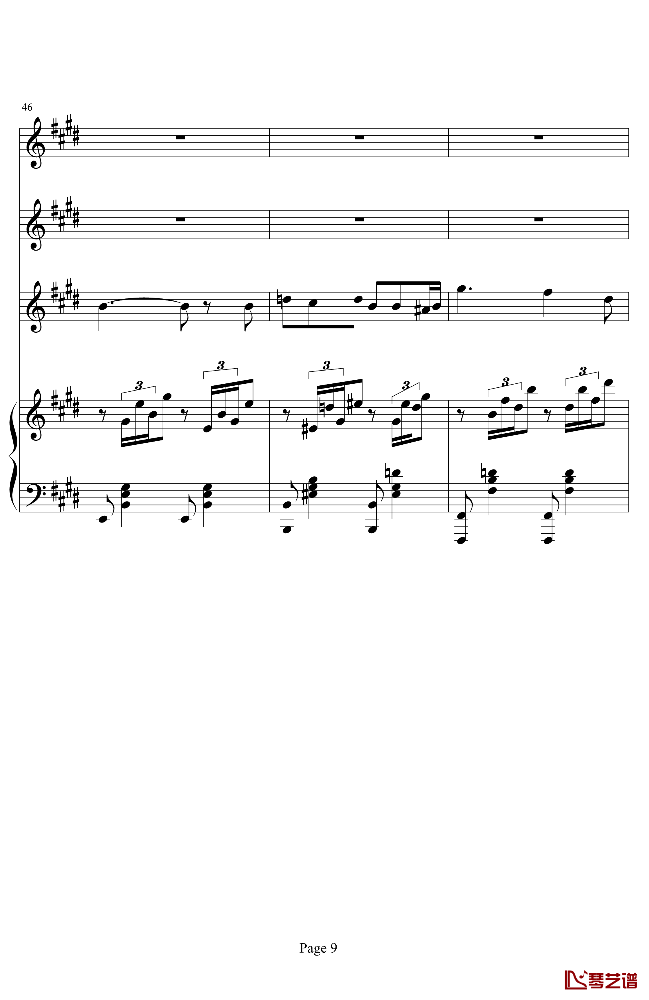 Mattinata钢琴谱-黎明-世界名曲9