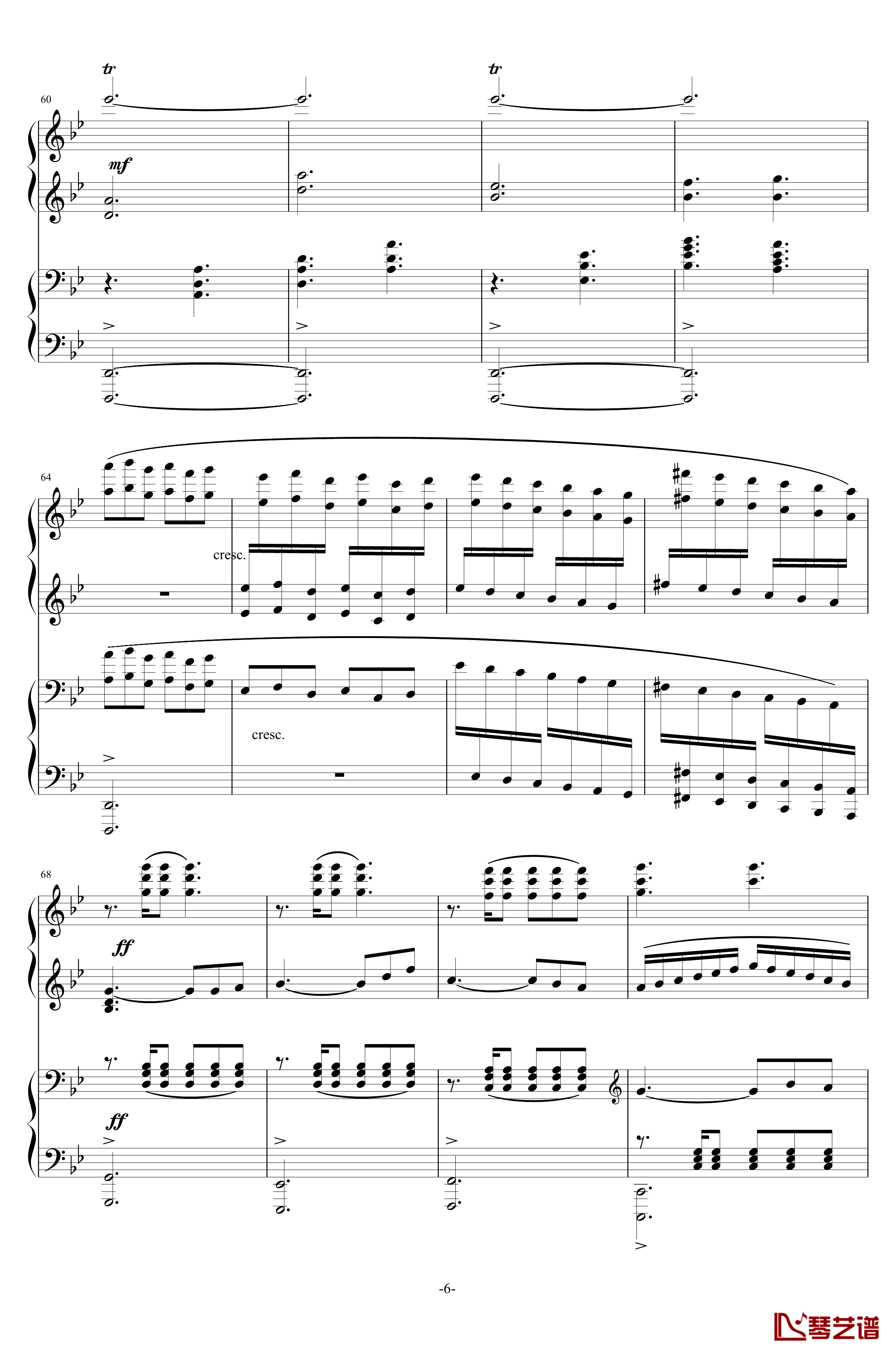 OST APOCALYPSIS NOCTIS 钢琴谱-Piano duet-最终幻想XV6
