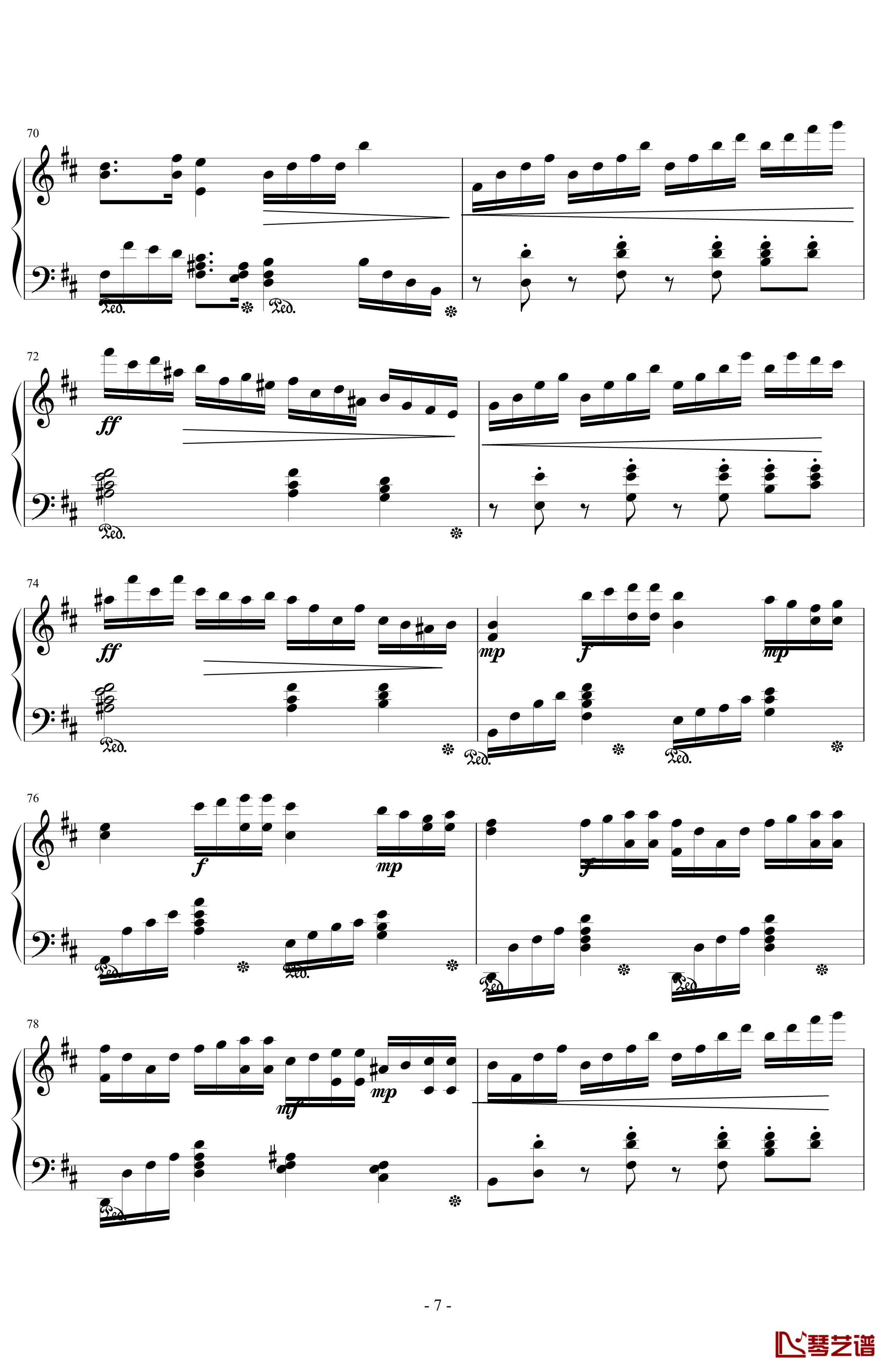 A大调钢琴奏鸣曲钢琴谱-第一乐章-.伊dên-H177