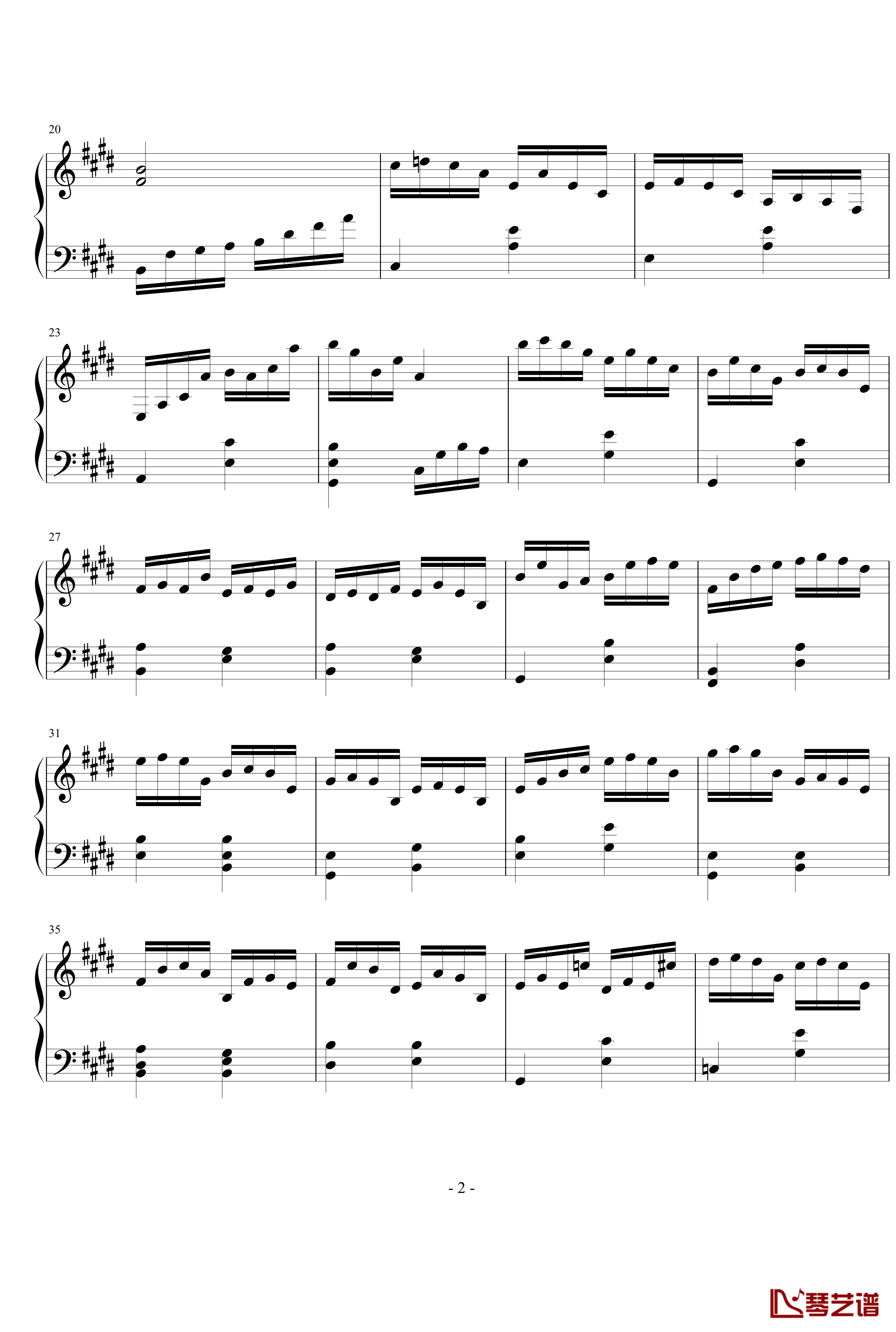 E大调回旋曲钢琴谱-费伦斯特19912